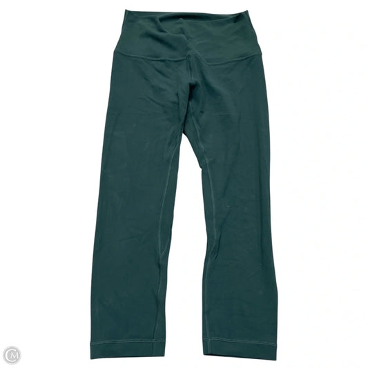 Athletic Leggings By Lululemon In Green, Size: S
