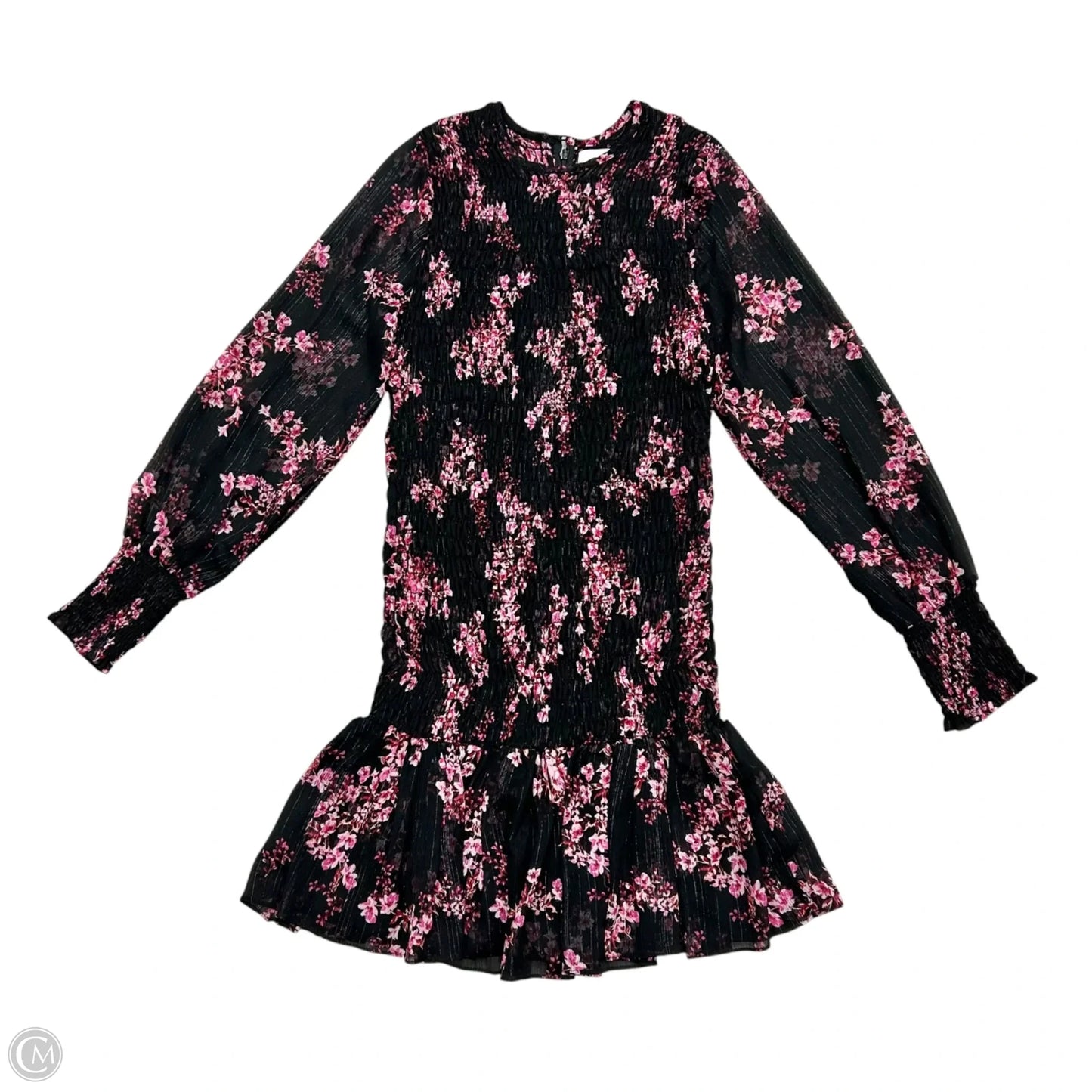 Dress Designer By Misa In Black & Pink, Size: Xs