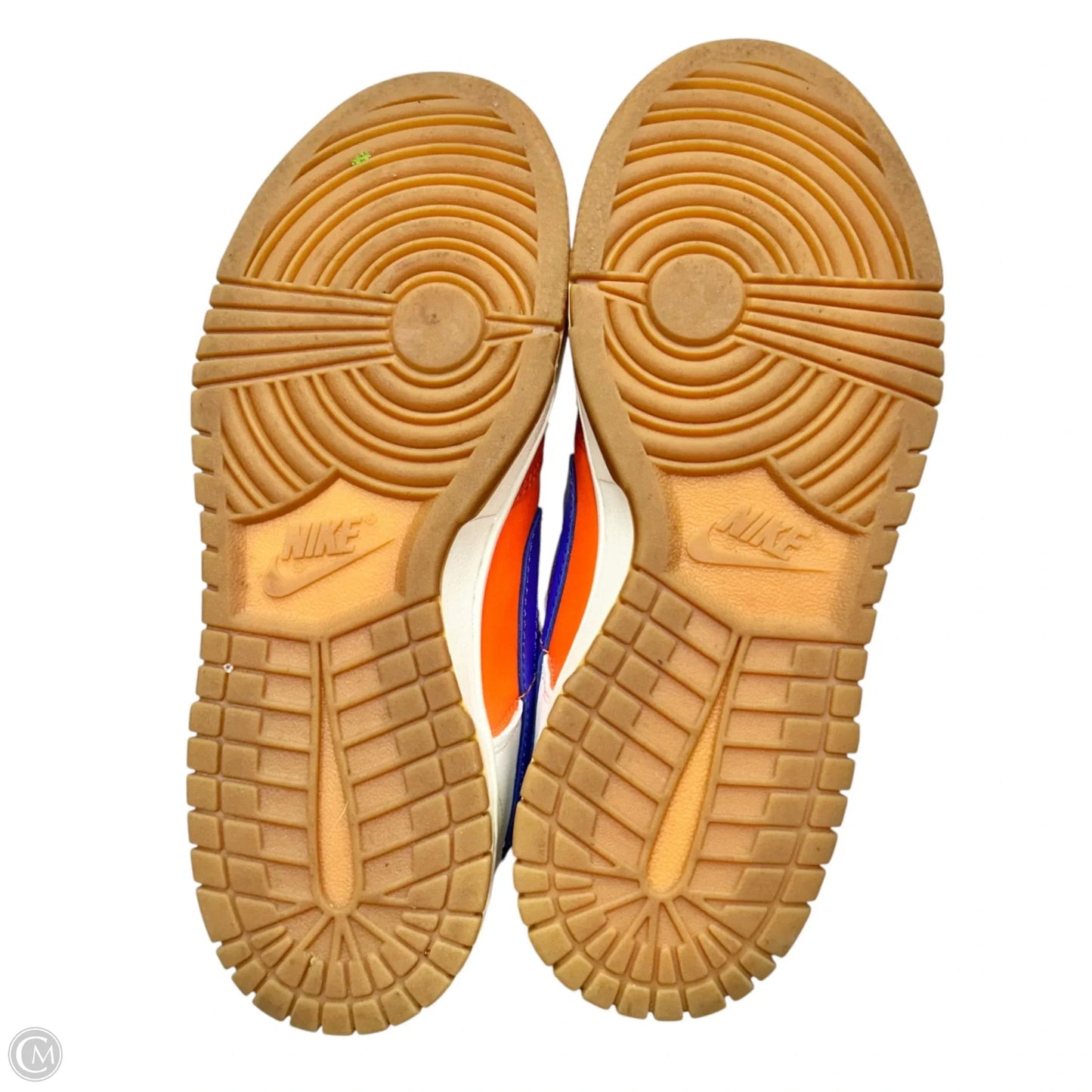 Shoes Sneakers By Nike In Blue & Orange, Size: 6.5