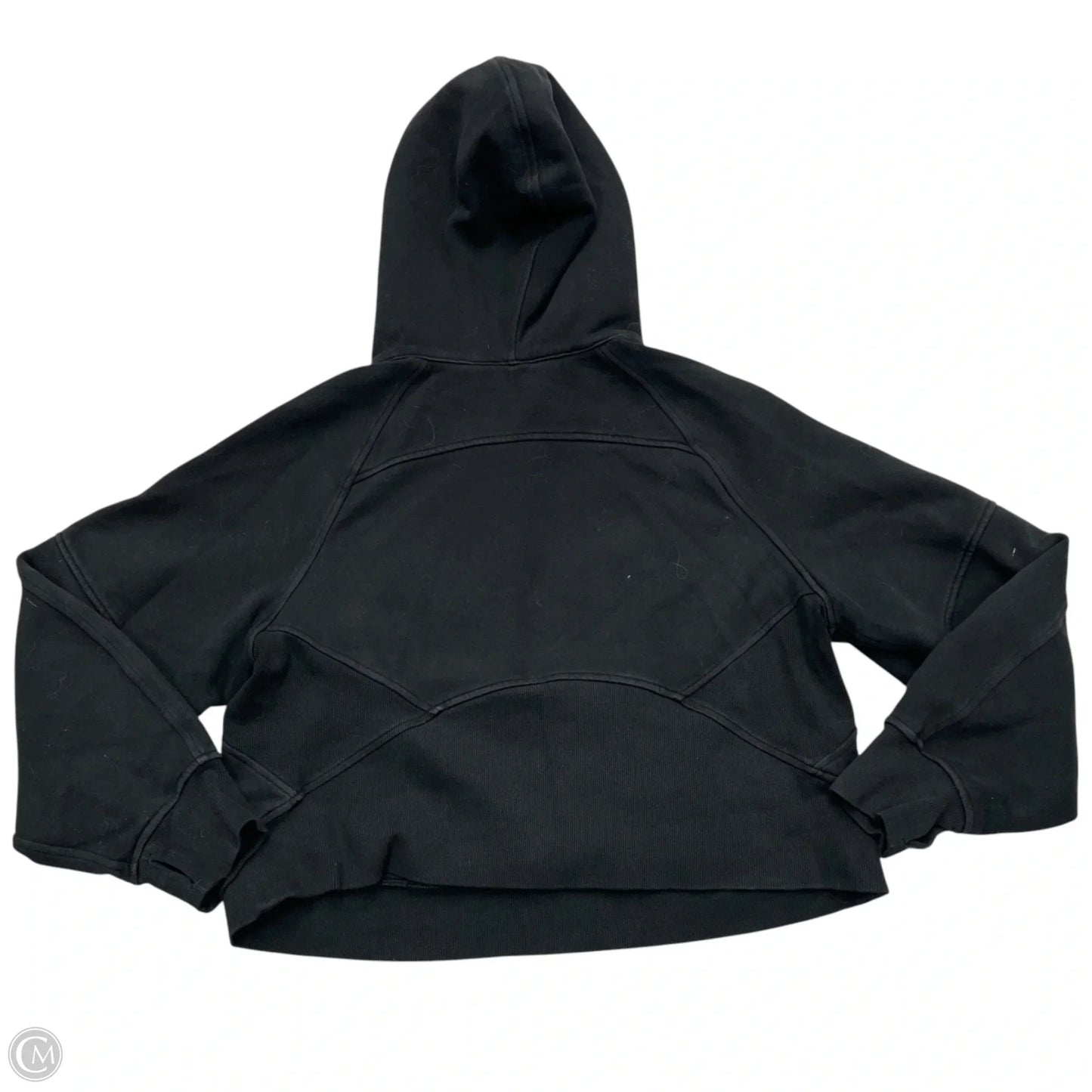 Athletic Sweatshirt Crewneck By Lululemon In Black, Size: Xs/s