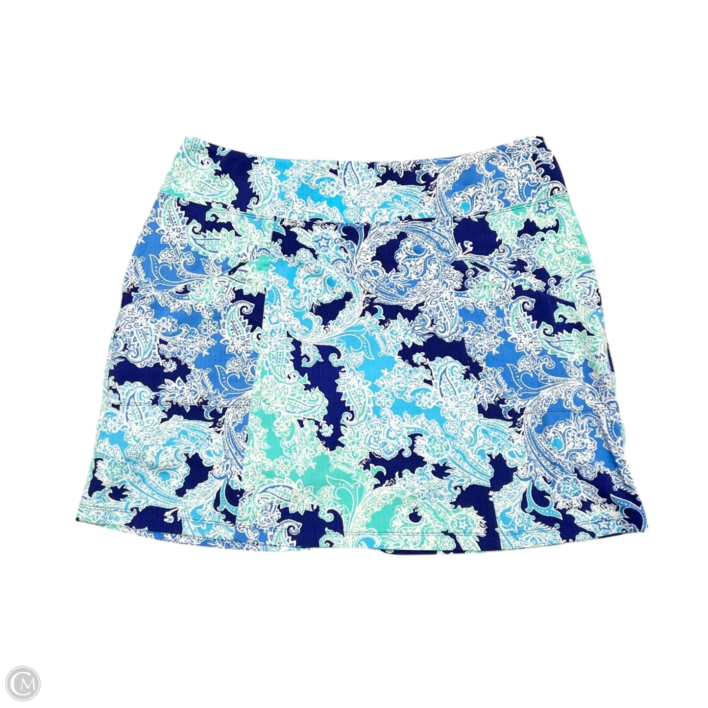 Skort By Ibkul In Blue & White, Size: L