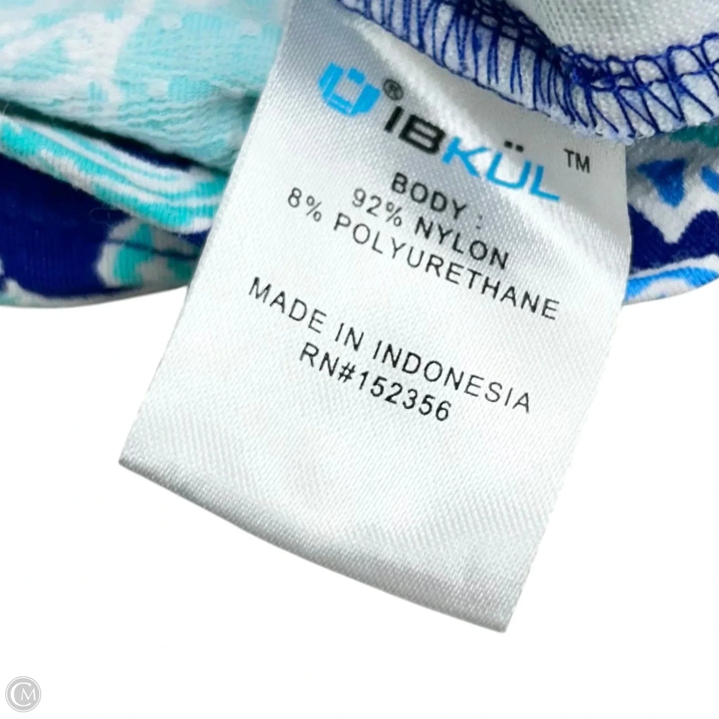 Skort By Ibkul In Blue & White, Size: L
