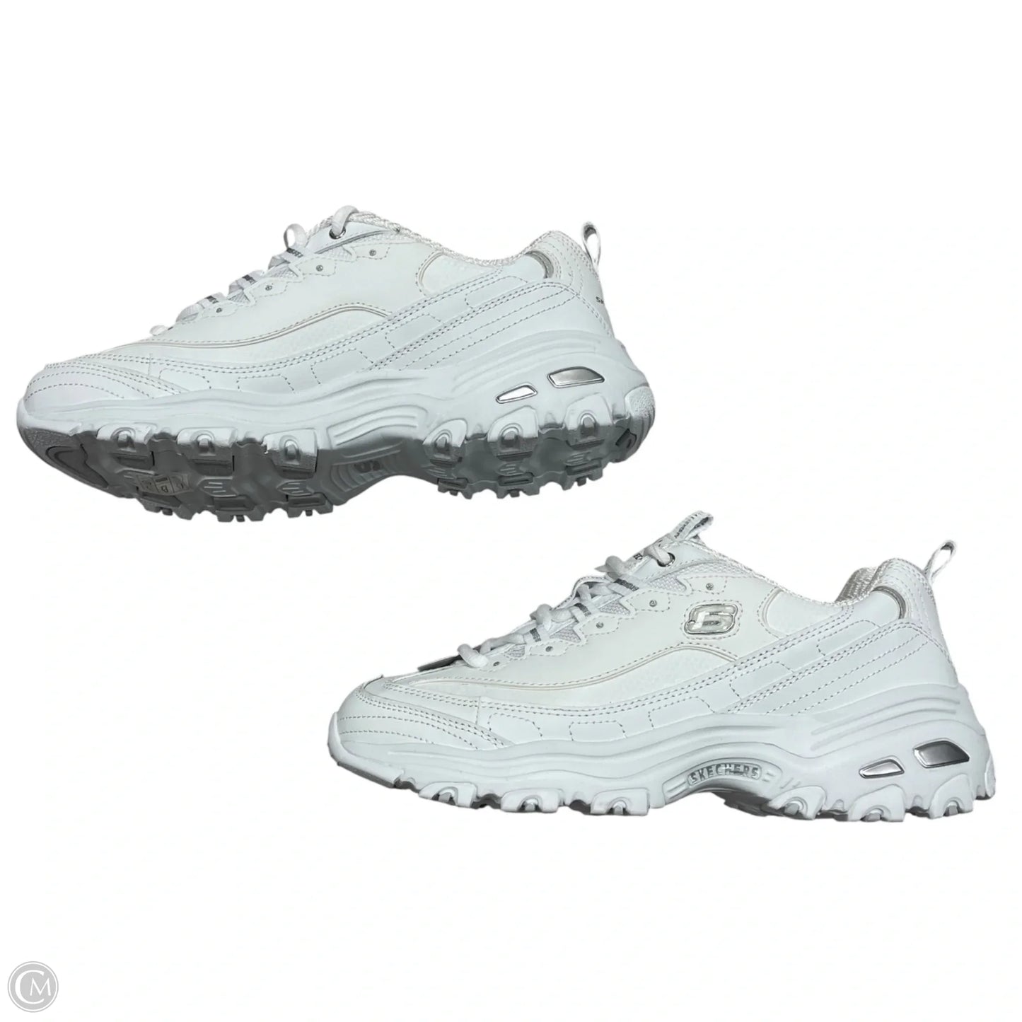 Shoes Athletic By Skechers In White, Size: 9