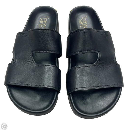 Sandals Flats By Franco Sarto In Black, Size: 8