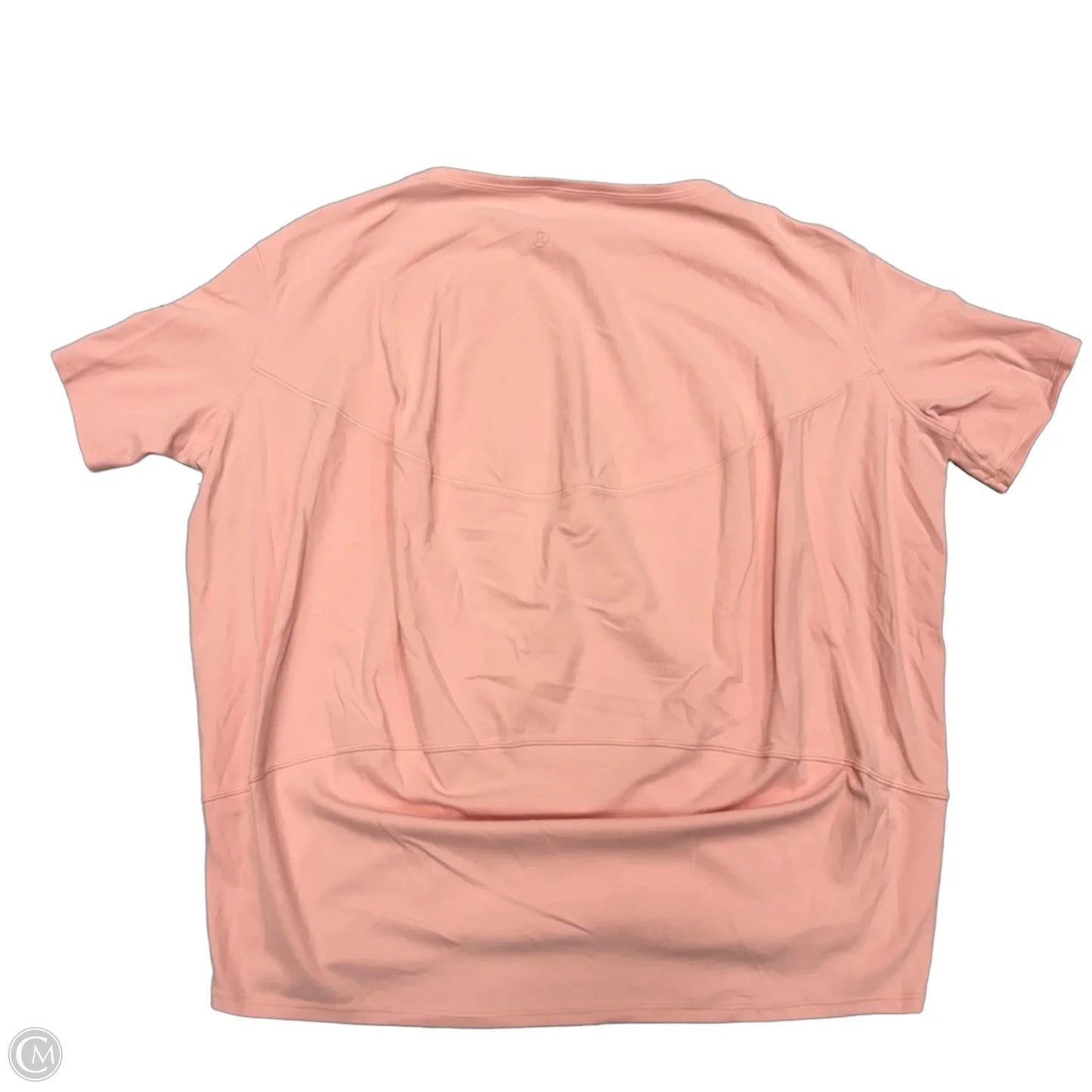 Athletic Top Short Sleeve By Lululemon In Pink, Size: S