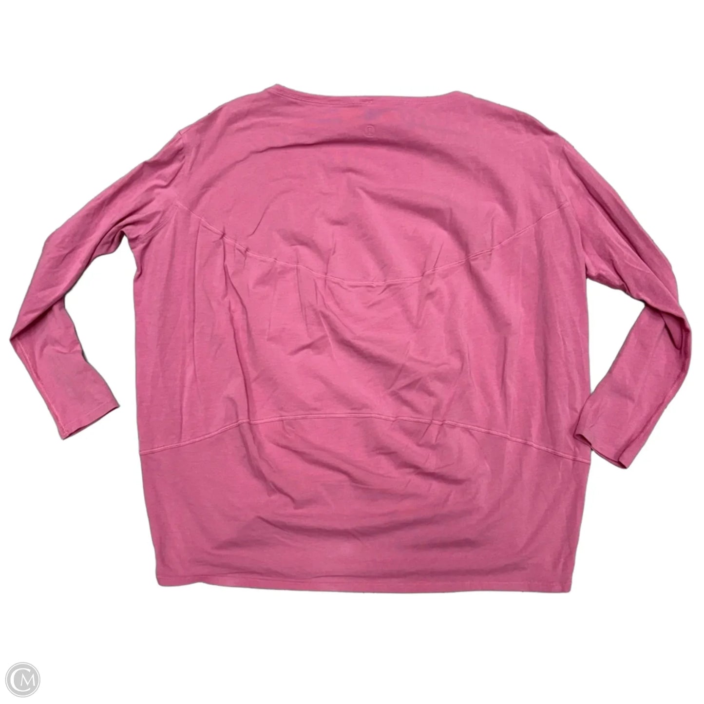 Athletic Top Long Sleeve Collar By Lululemon In Pink, Size: S