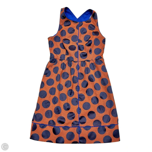 Dress Casual Short By Maeve In Blue & Orange, Size: M