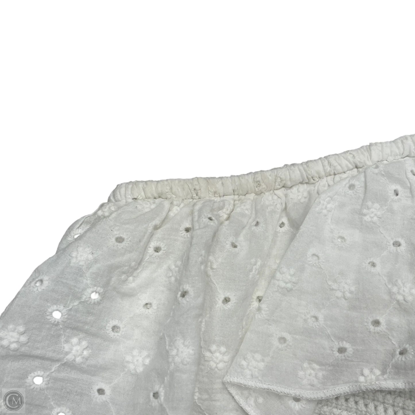Top Sleeveless By Stile Collection In White, Size: L