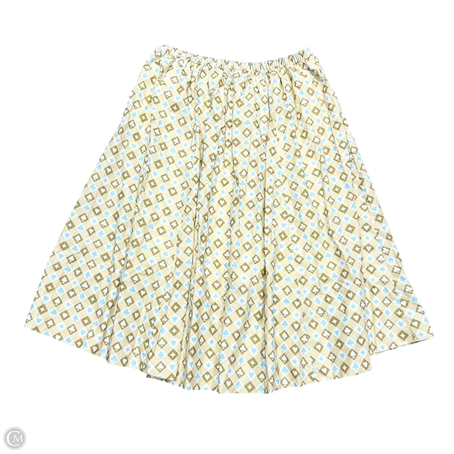 Skirt Maxi By Maeve In Tan & Cream, Size: 2x