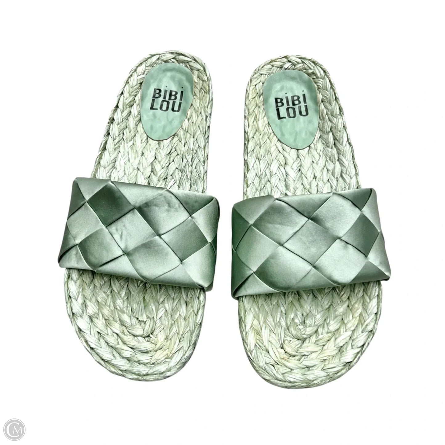 Sandals Heels Platform By Bibi Lou In Green, Size: 9.5