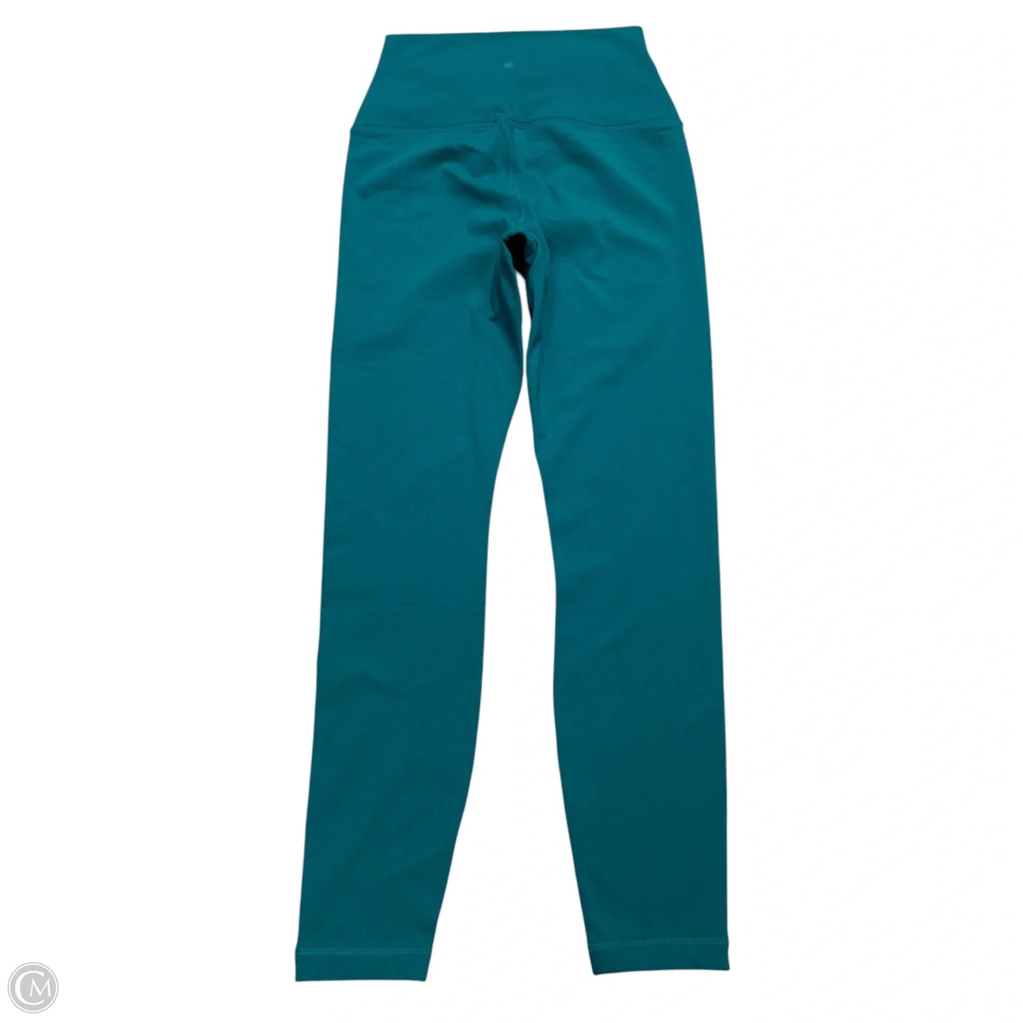 Athletic Leggings By Yogalicious In Teal, Size: L