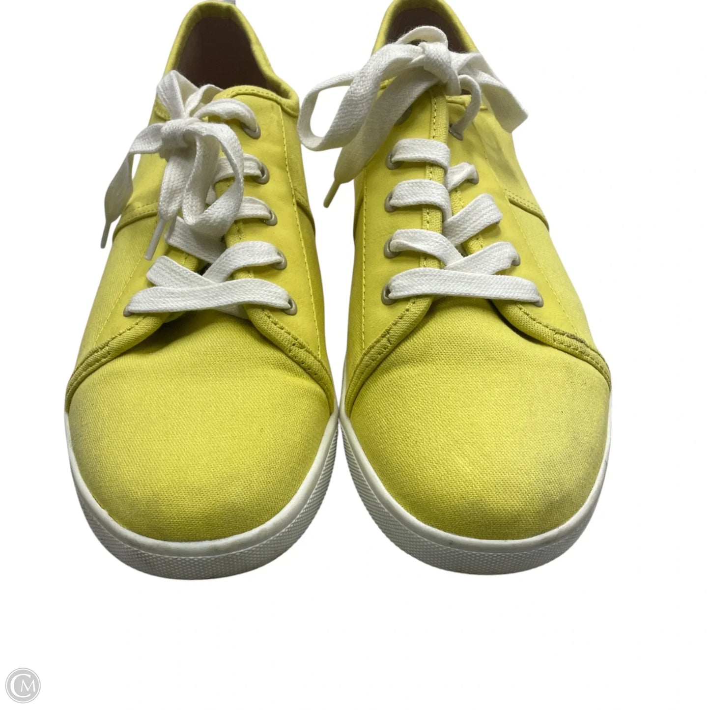 Shoes Sneakers By Vionic In White & Yellow, Size: 9.5