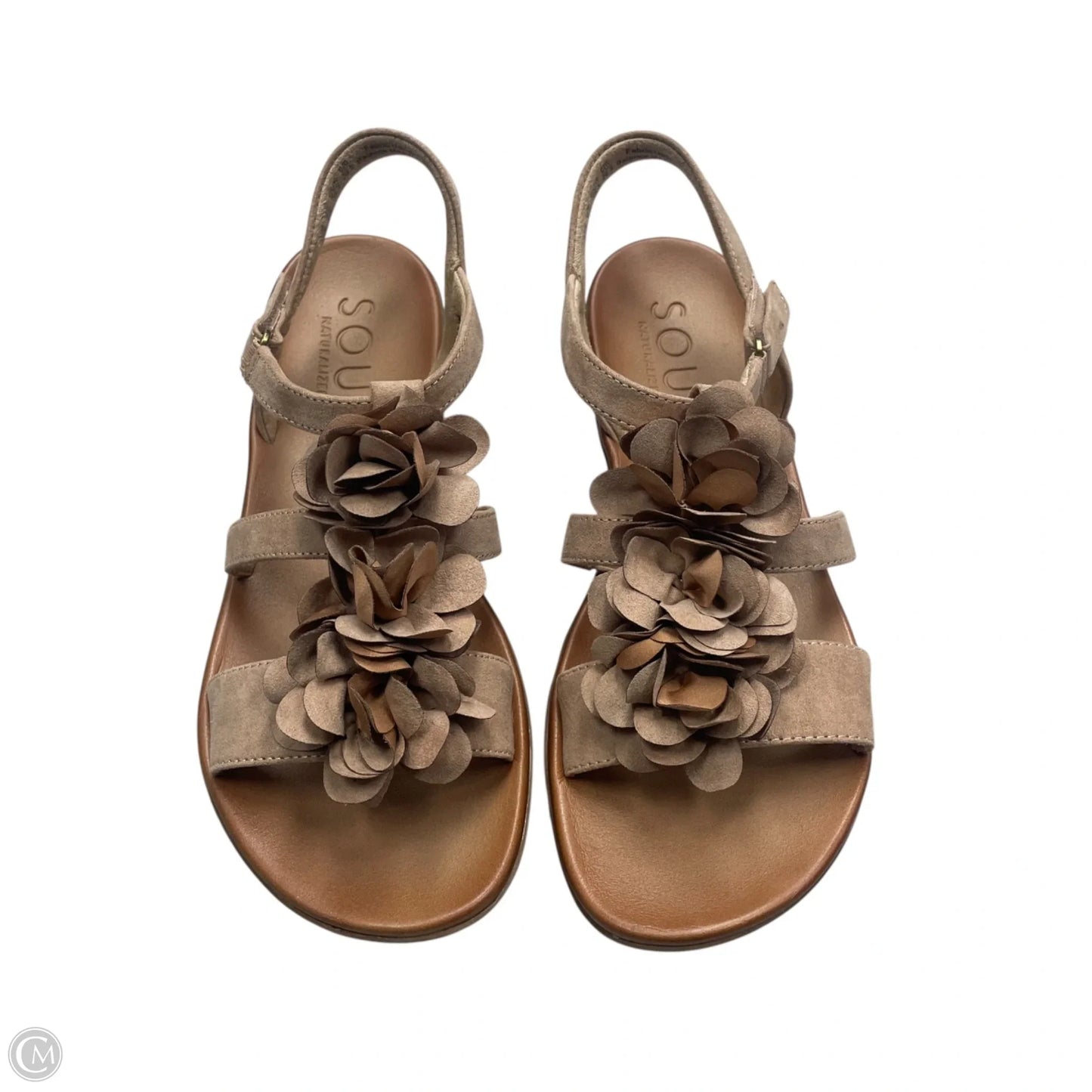 Sandals Flats By Naturalizer In Brown, Size: 9.5