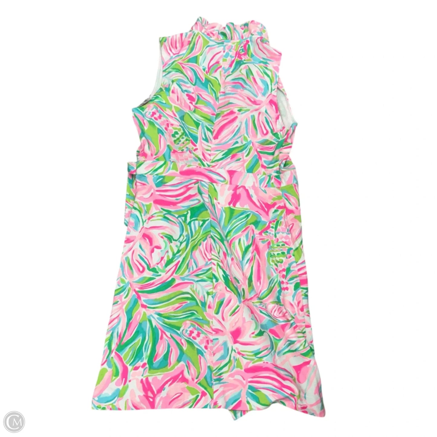 Dress Designer By Lilly Pulitzer In Green & Pink, Size: S