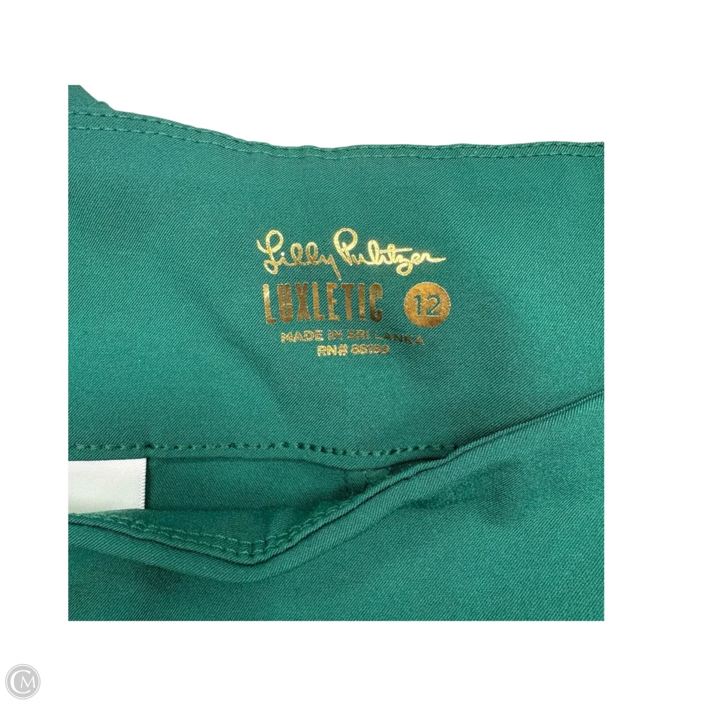 Pants Designer By Lilly Pulitzer In Green, Size: 12
