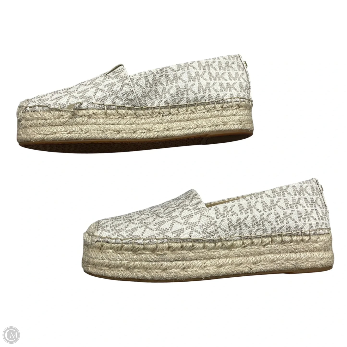 Shoes Flats By Michael By Michael Kors In Grey & Tan, Size: 6.5
