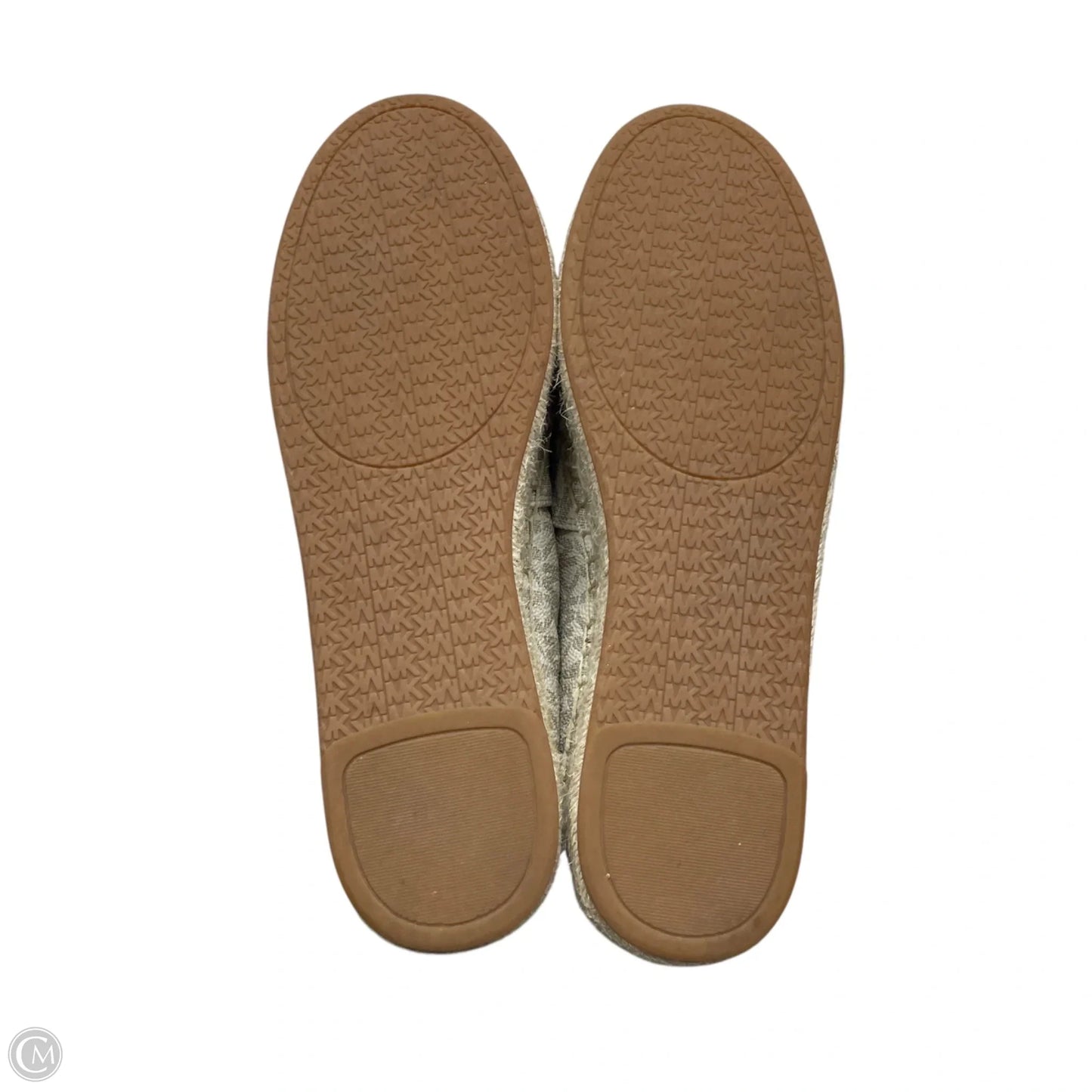 Shoes Flats By Michael By Michael Kors In Grey & Tan, Size: 6.5