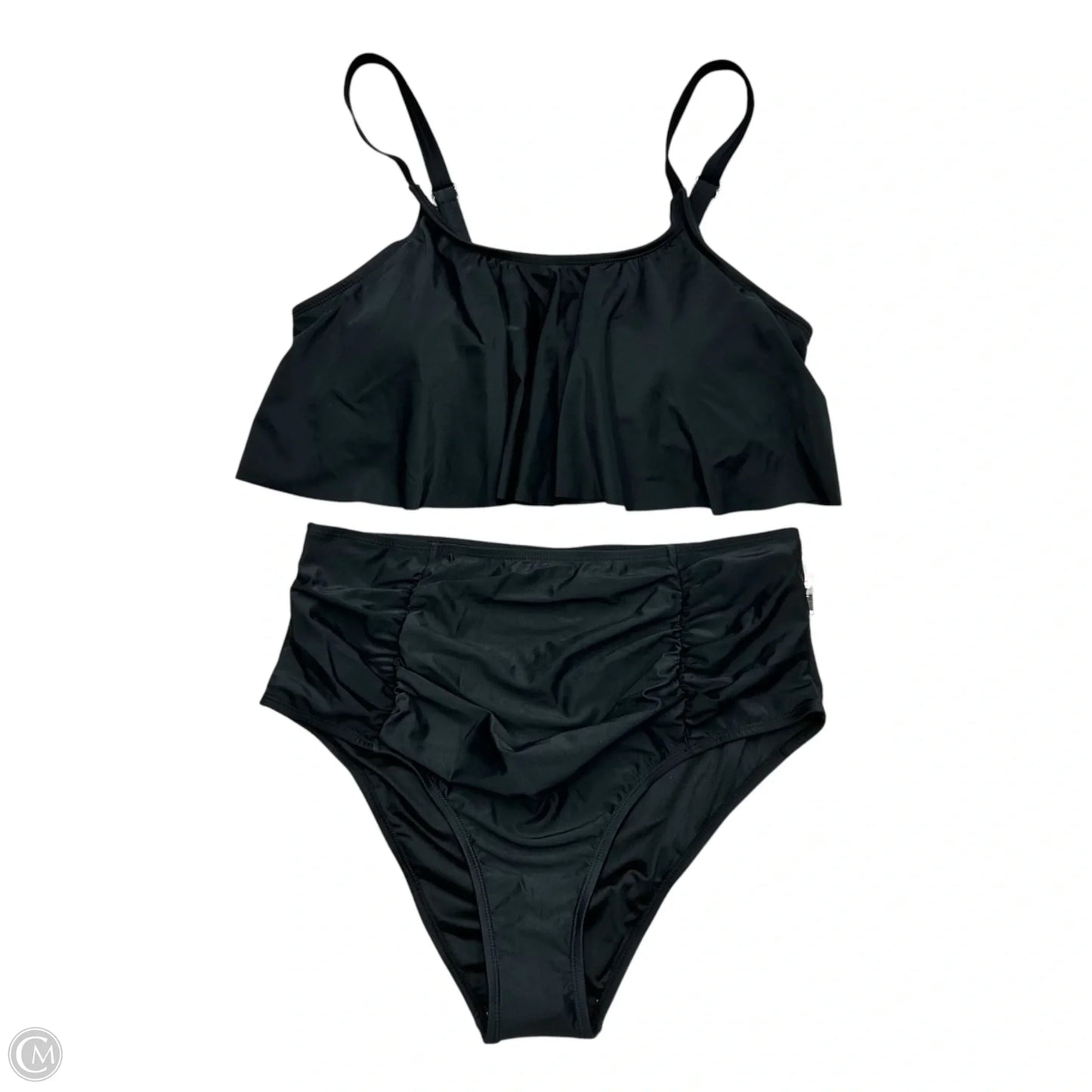 Swimsuit 2pc By Love My Curves In Black, Size: 2x