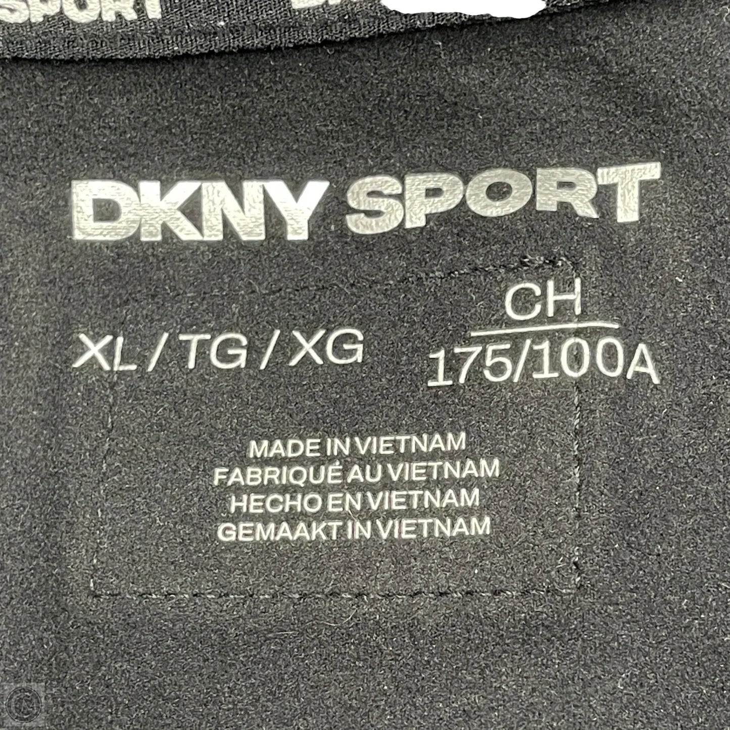 Athletic Jacket By Dkny In Black, Size: Xl