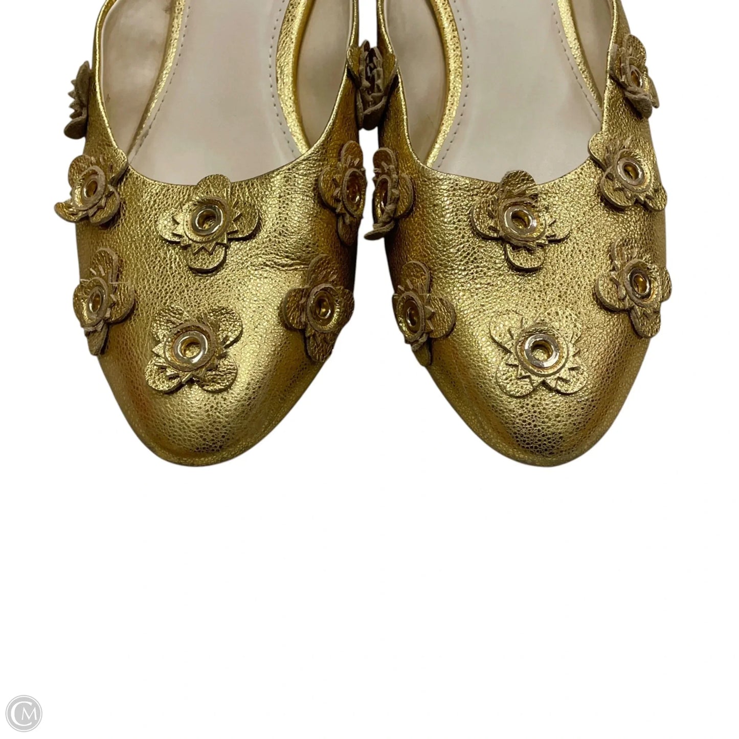 Shoes Heels Kitten By Cole-haan In Gold, Size: 7
