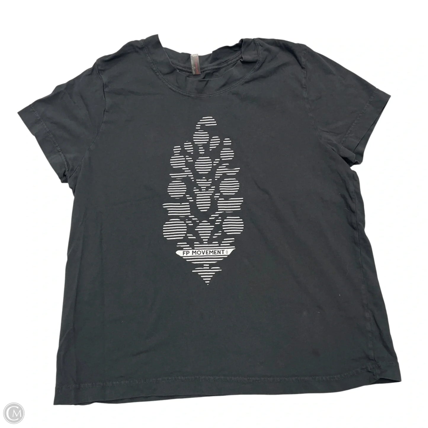 Top Short Sleeve By Free People In Grey, Size: S