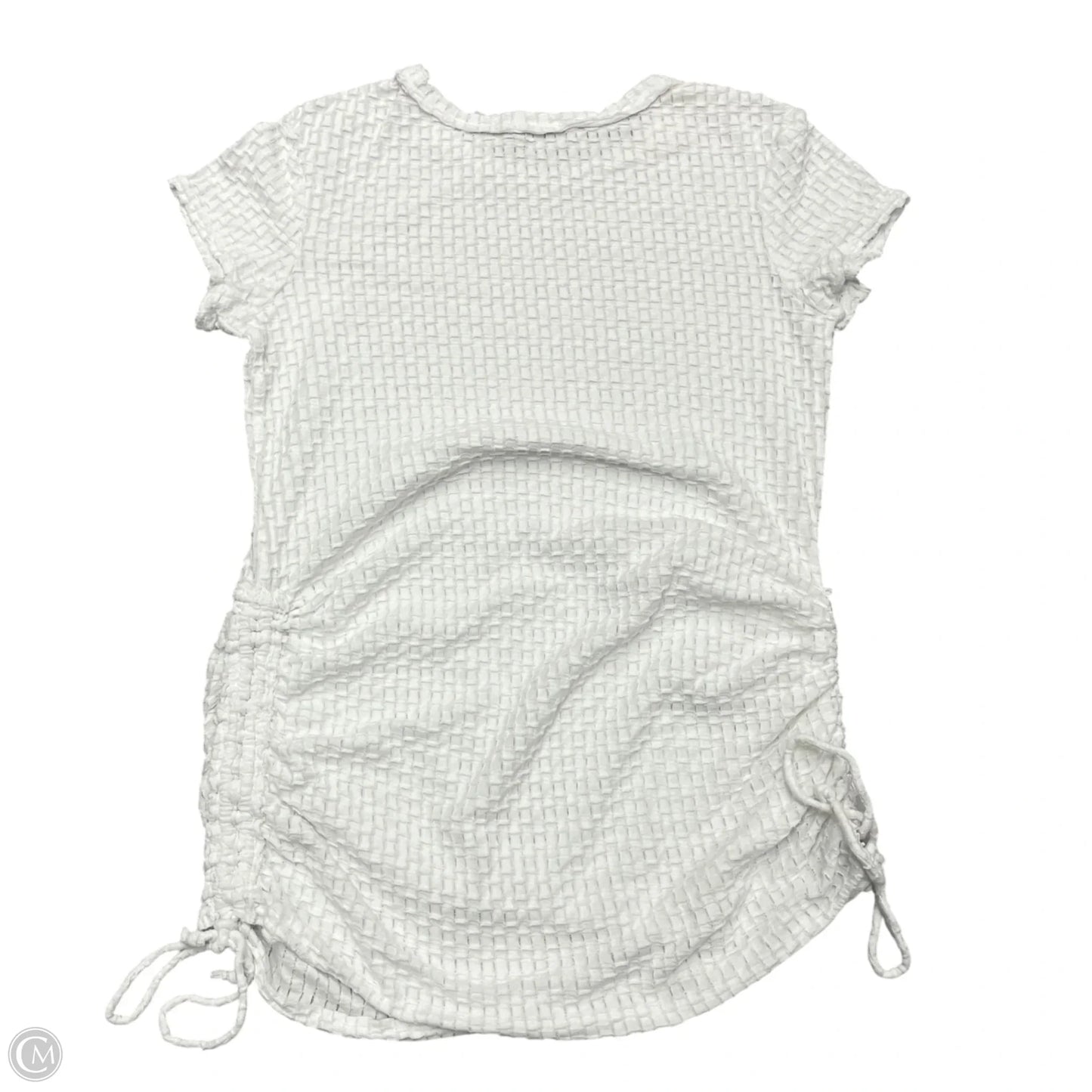 Top Short Sleeve By Free People In Ivory, Size: S