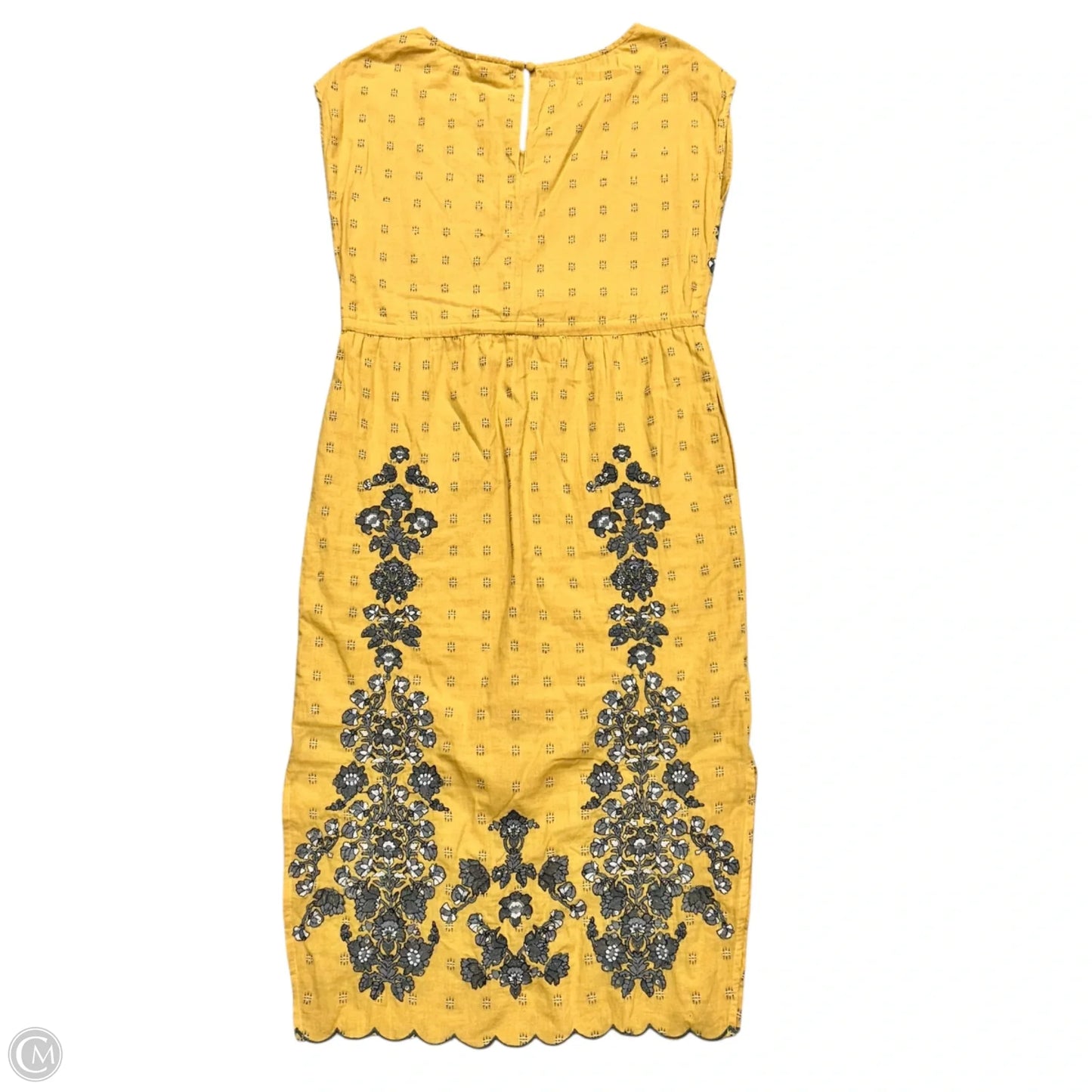 Dress Casual Maxi By Sundance In Grey & Yellow, Size: Xs