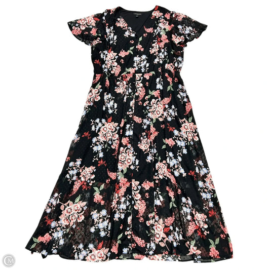 Dress Casual Maxi By Lane Bryant In Black & Red, Size: 3x