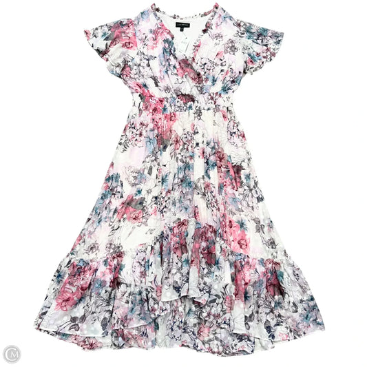 Dress Party Long By Lane Bryant In Purple & White, Size: 3x