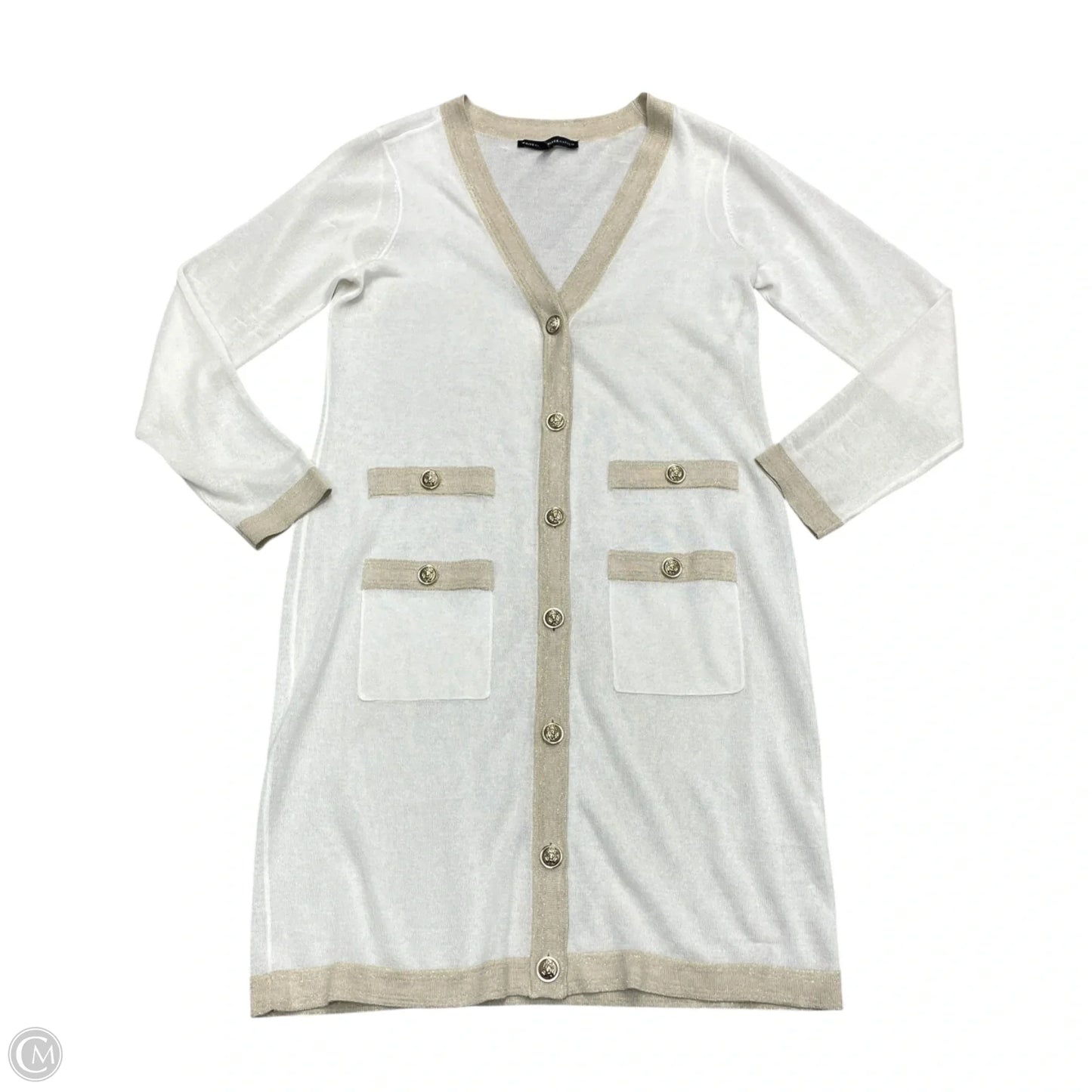 Cardigan By White House Black Market In Ivory, Size: M