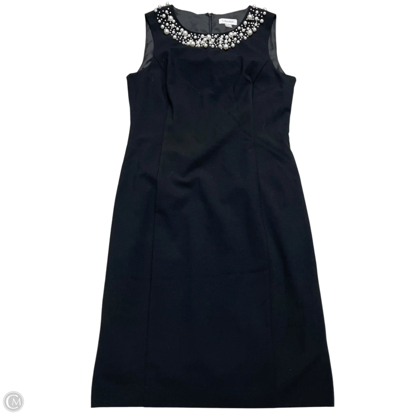 Dress Work By Calvin Klein In Black & White, Size: M