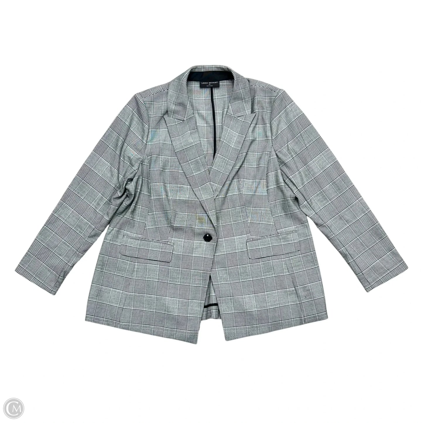Blazer By Lane Bryant In Black & White, Size: 1Xp
