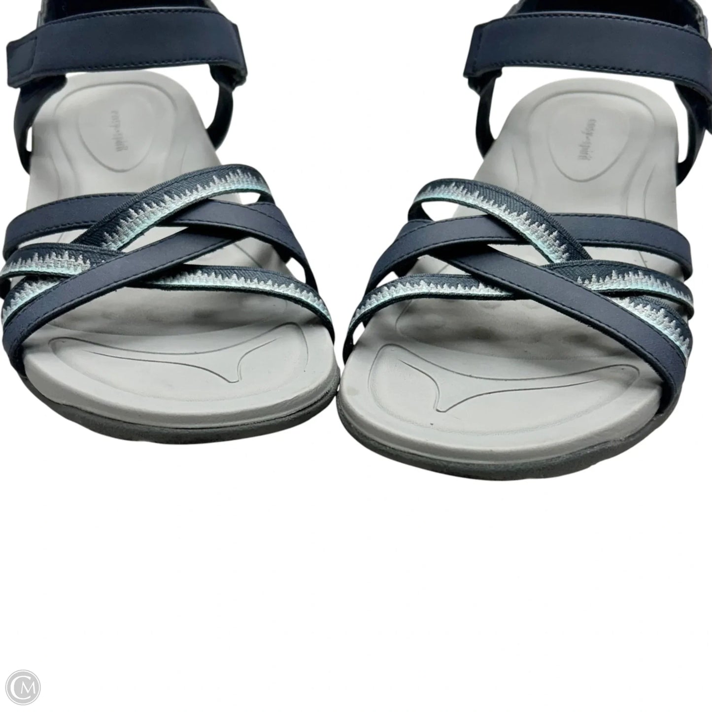 Sandals Flats By Easy Spirit In Grey, Size: 8.5