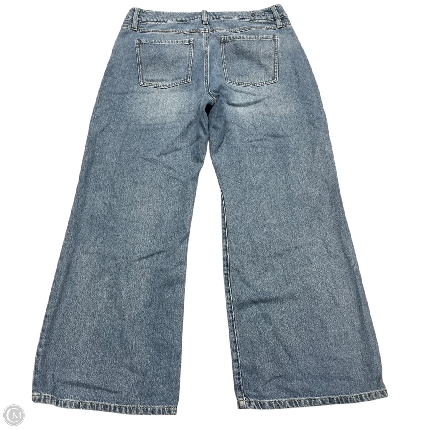 Jeans Wide Leg By Cabi In Blue Denim, Size: 8