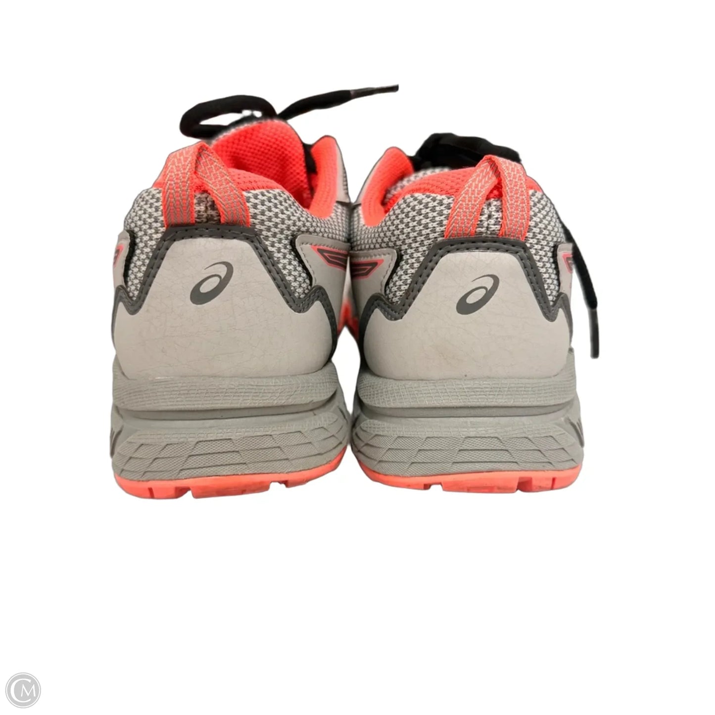 Shoes Athletic By Asics In Grey & Pink, Size: 8
