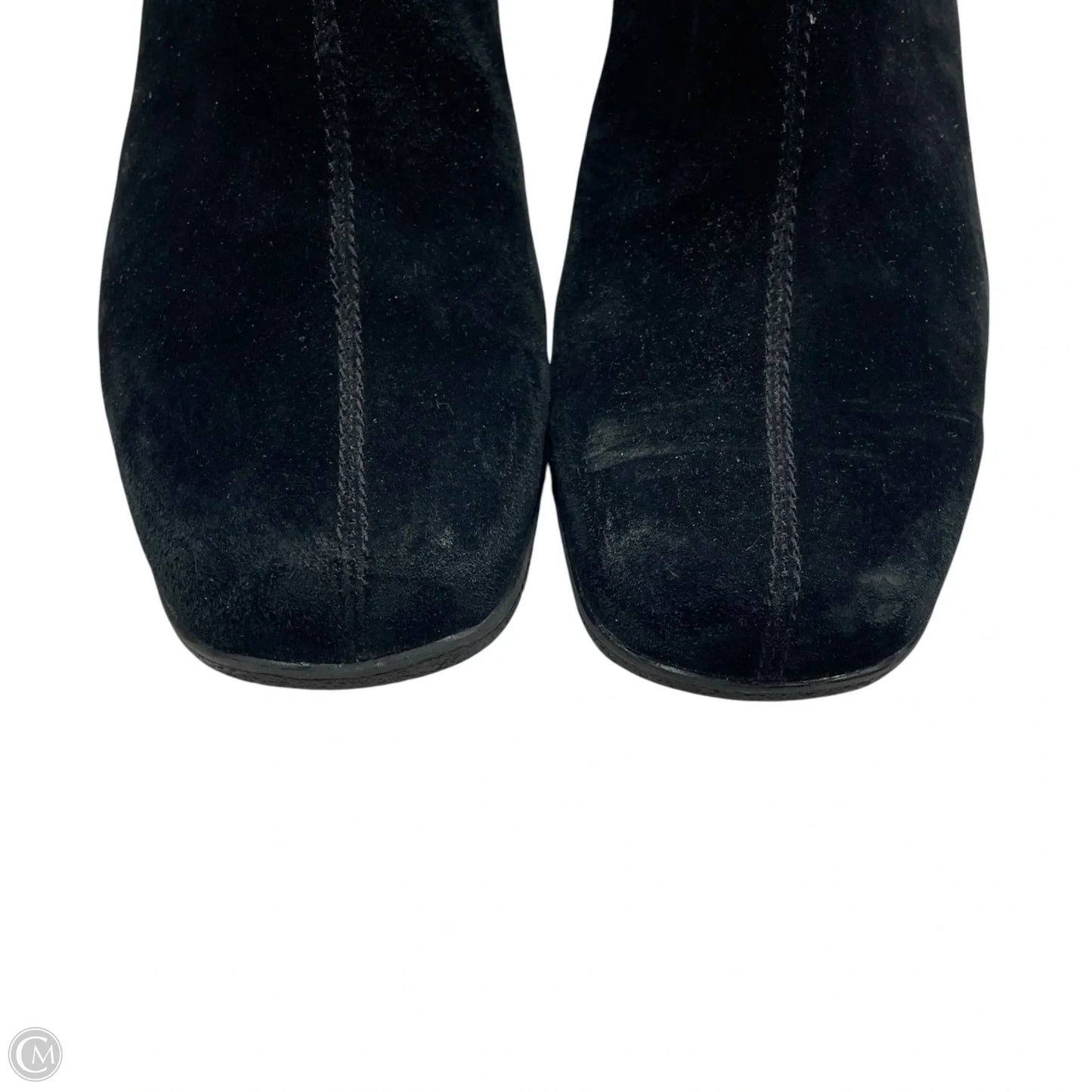 Boots Leather By Anne Klein In Black, Size: 10.5