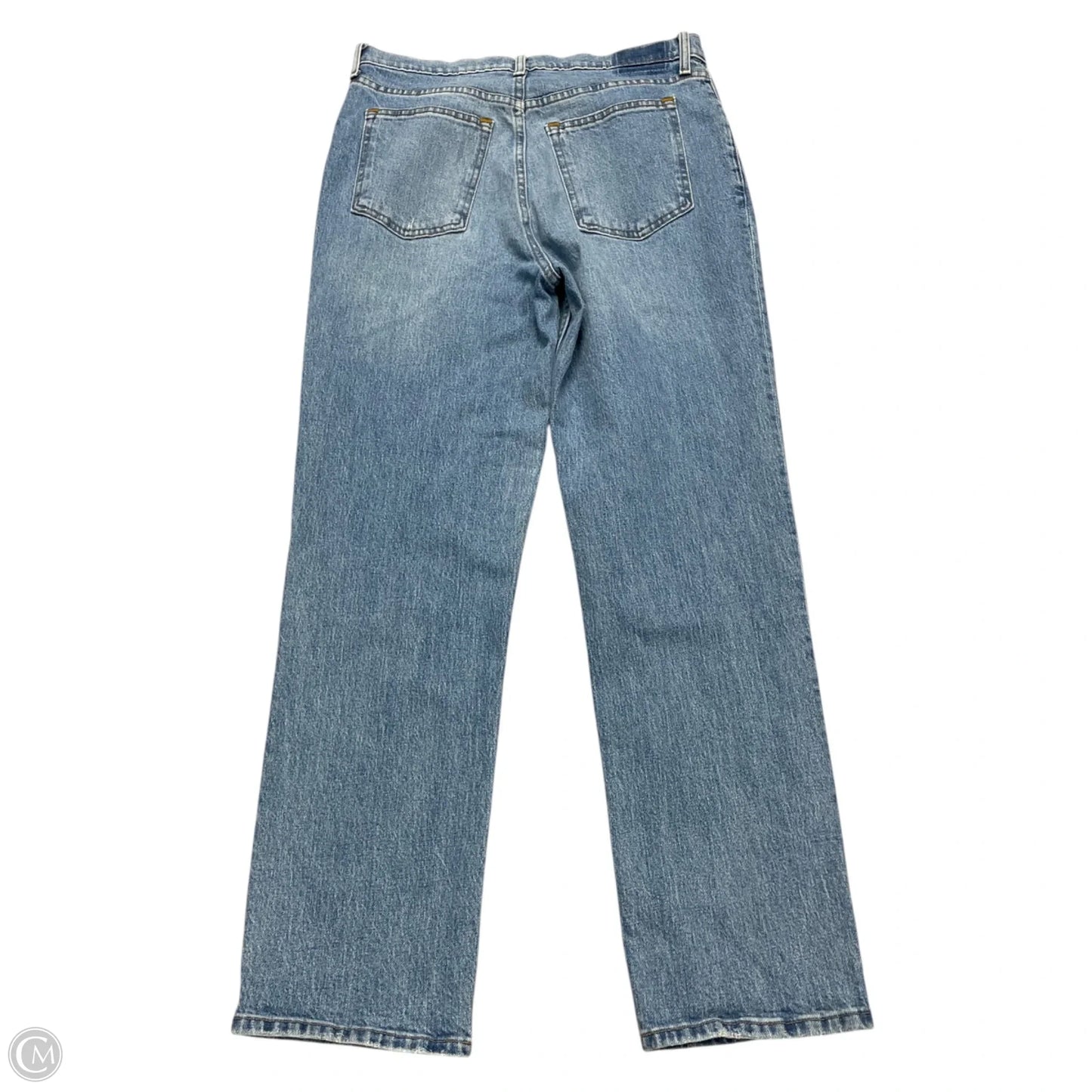 Jeans Straight By Abercrombie And Fitch In Blue Denim, Size: 12