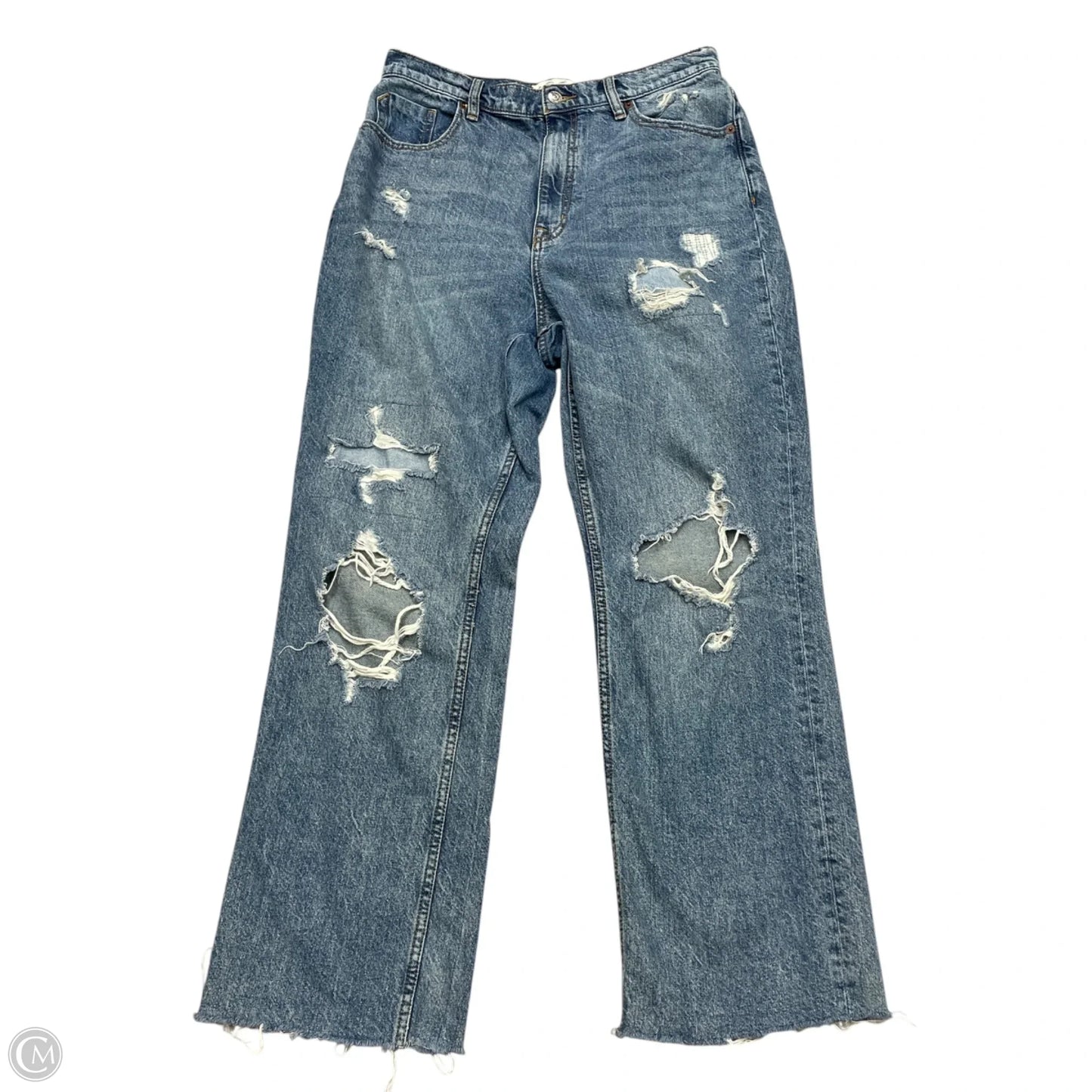 Jeans Straight By We The Free In Blue Denim, Size: 12