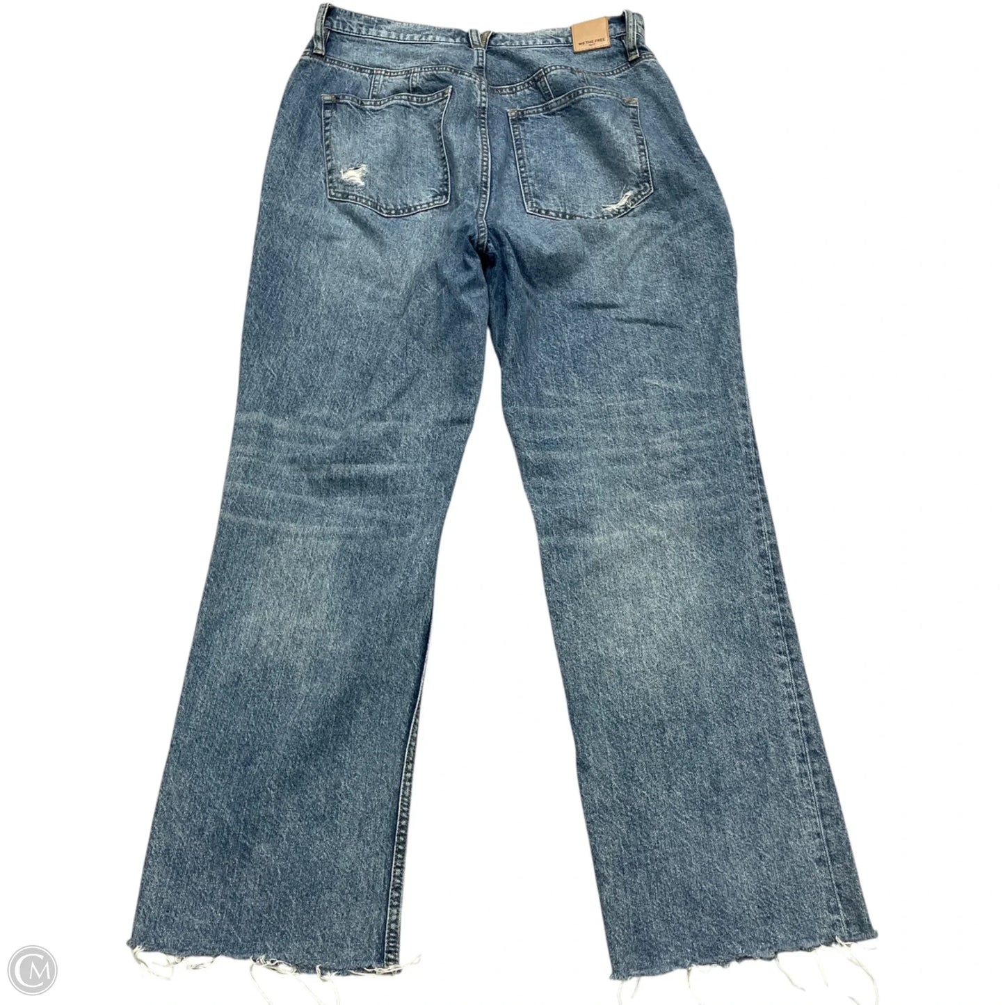 Jeans Straight By We The Free In Blue Denim, Size: 12
