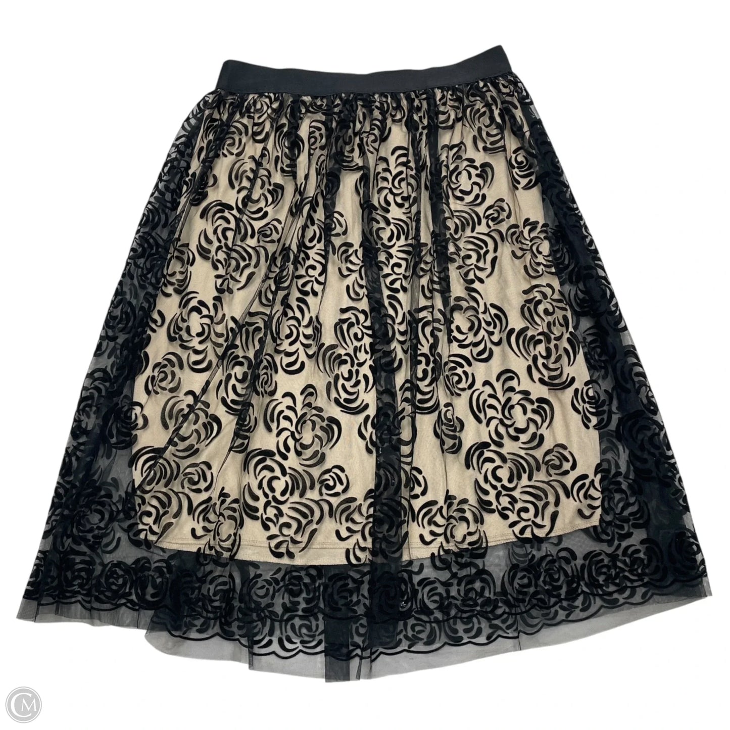 Skirt Maxi By Metro Wear In Black, Size: Xl