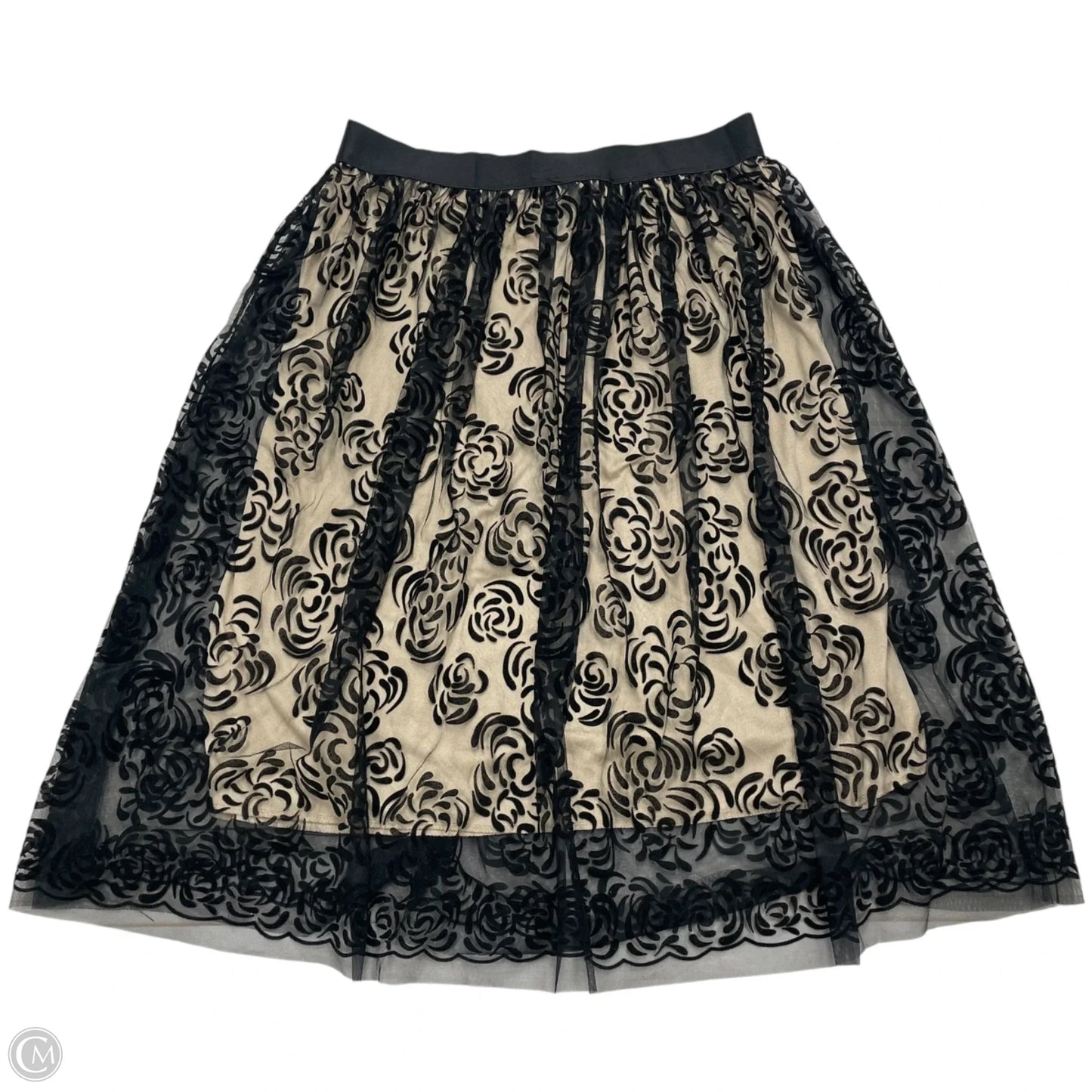 Skirt Maxi By Metro Wear In Black, Size: Xl