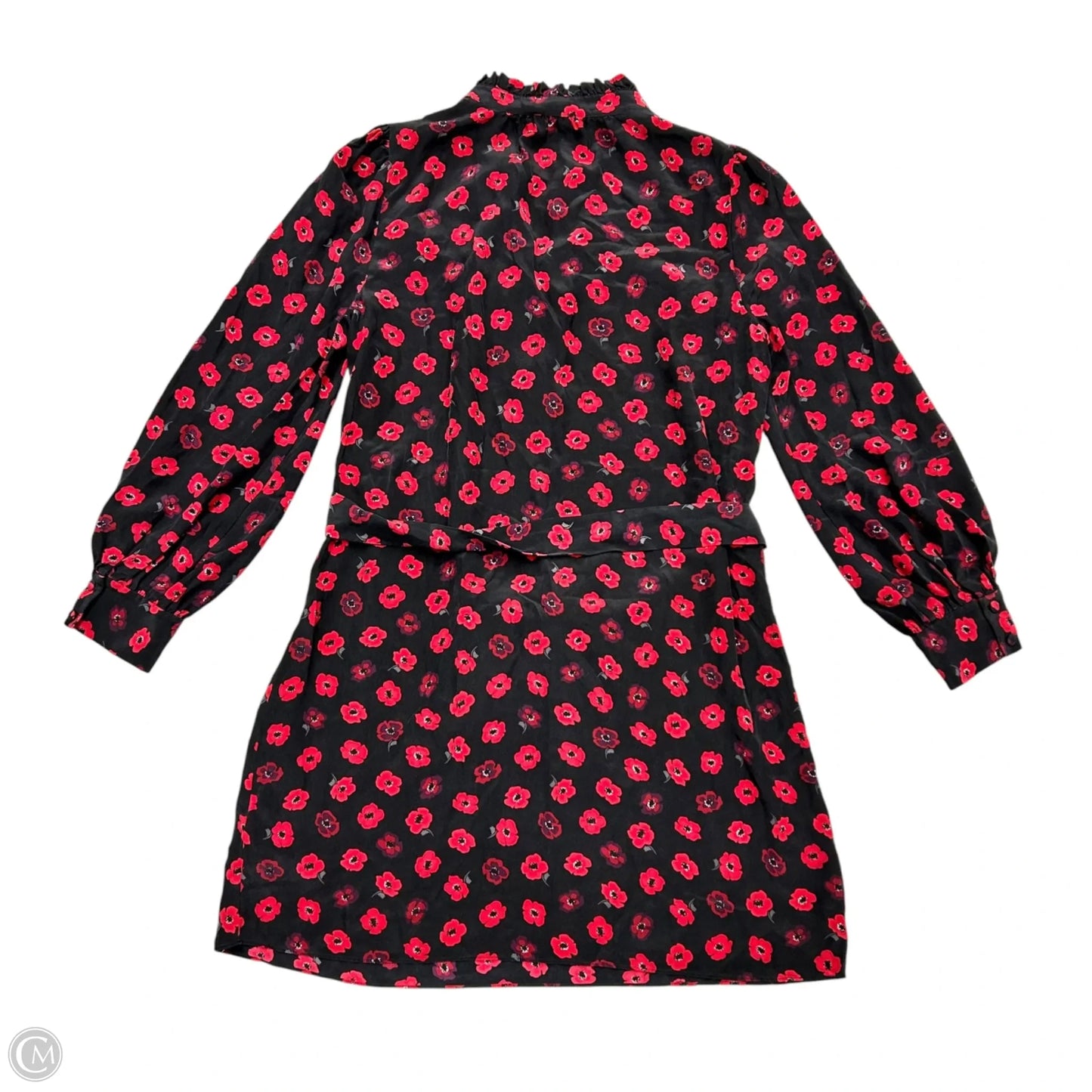 Dress Designer By Kate Spade In Black & Red, Size: M