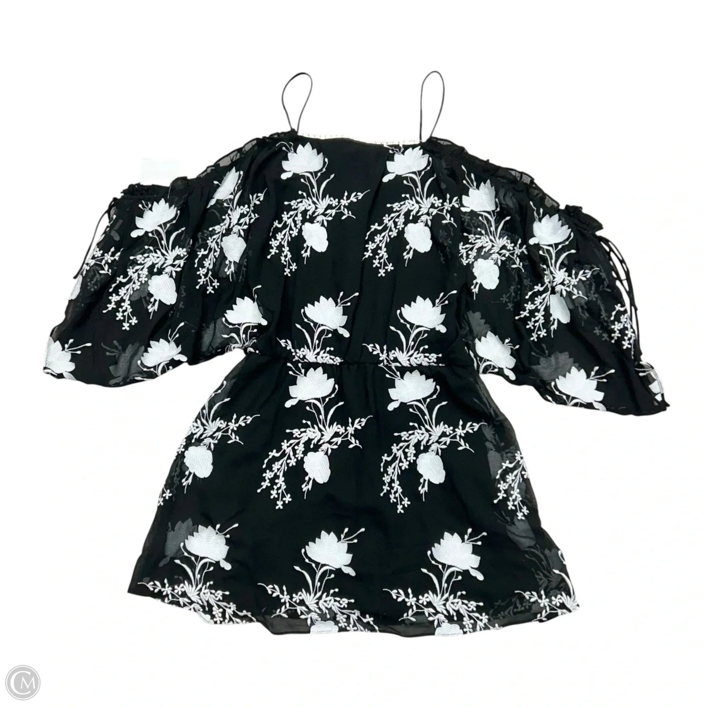 Dress Designer By Alice + Olivia In Black & White, Size: S