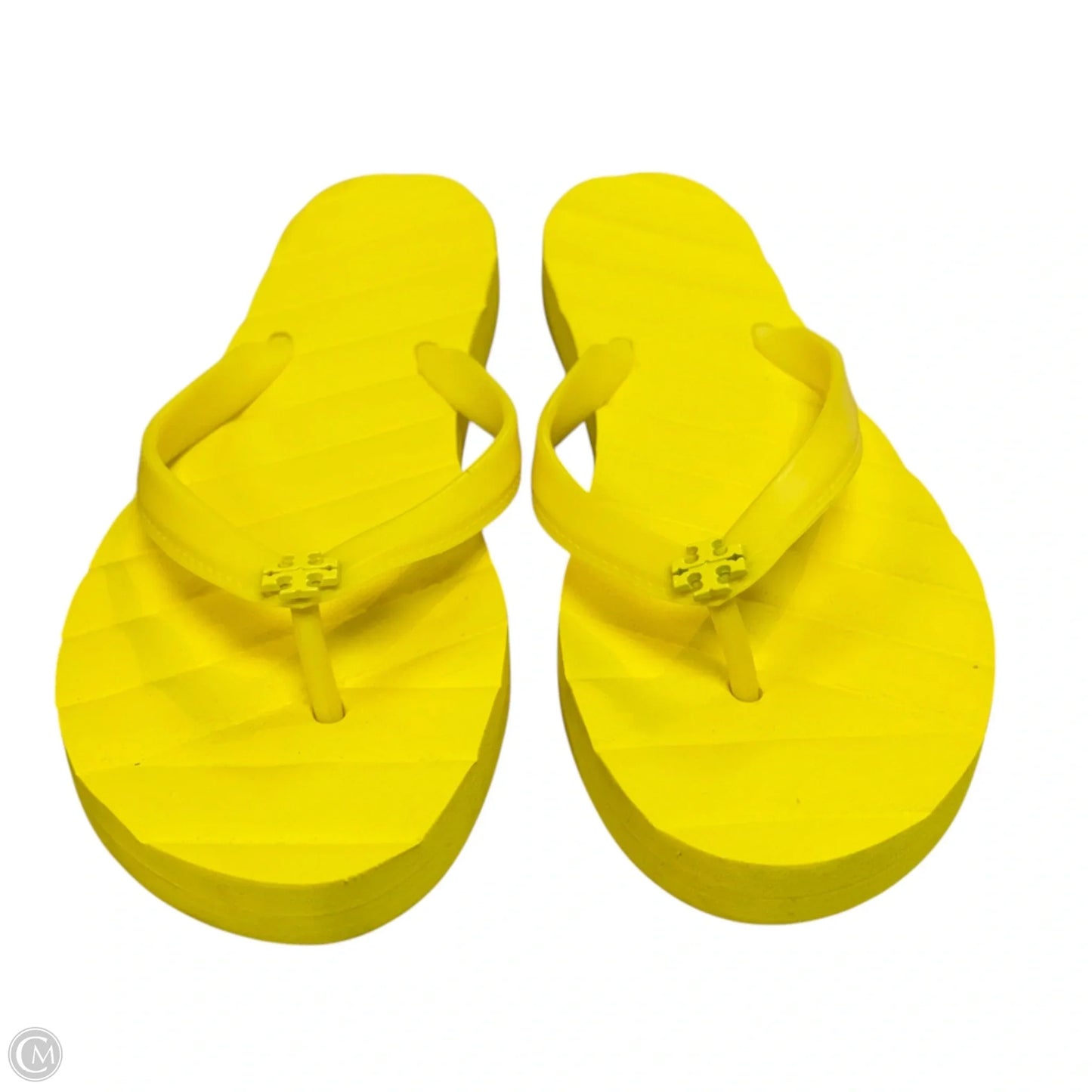 Sandals Designer By Tory Burch In Yellow, Size: 7
