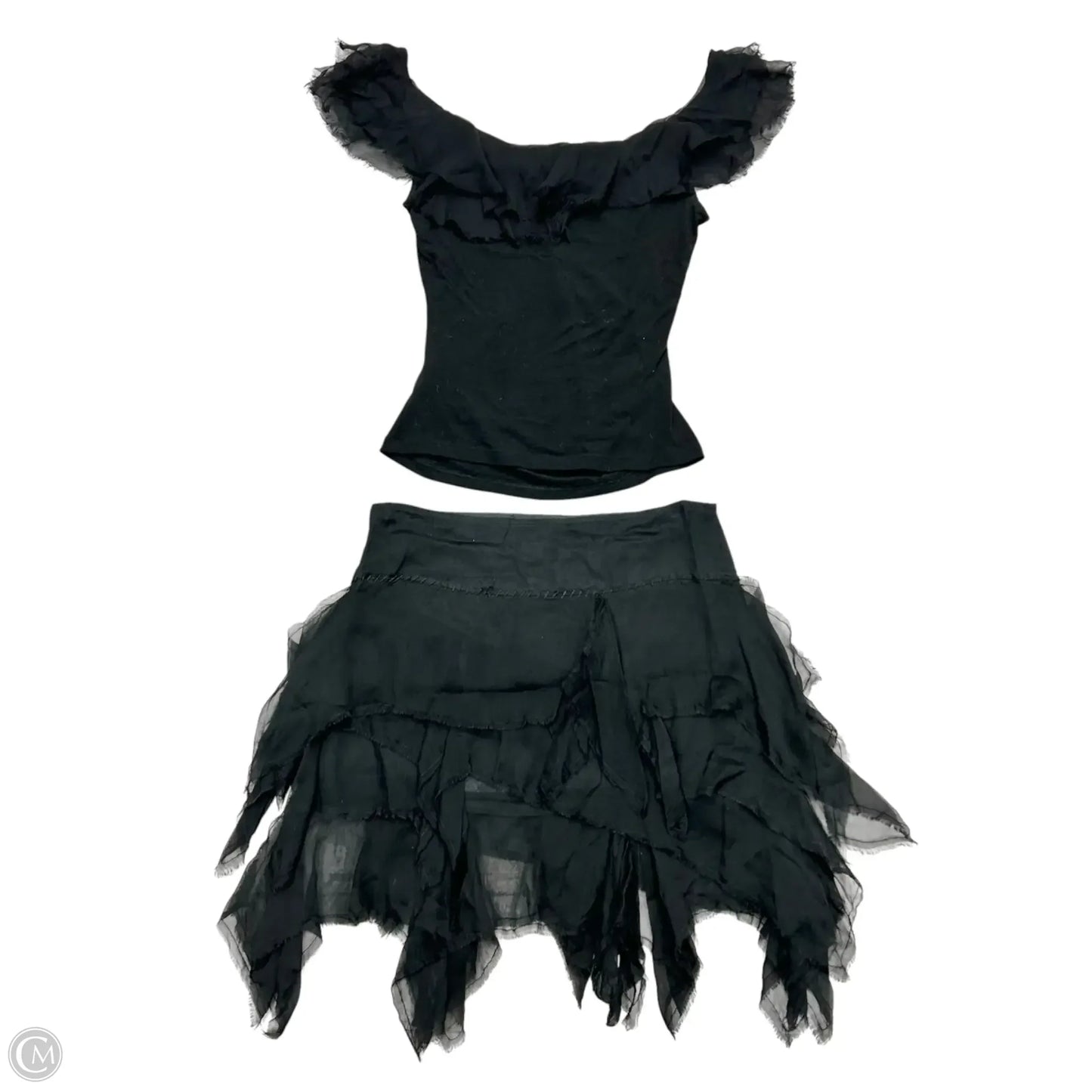 Skirt Set 2pc By Arden B In Black, Size: S