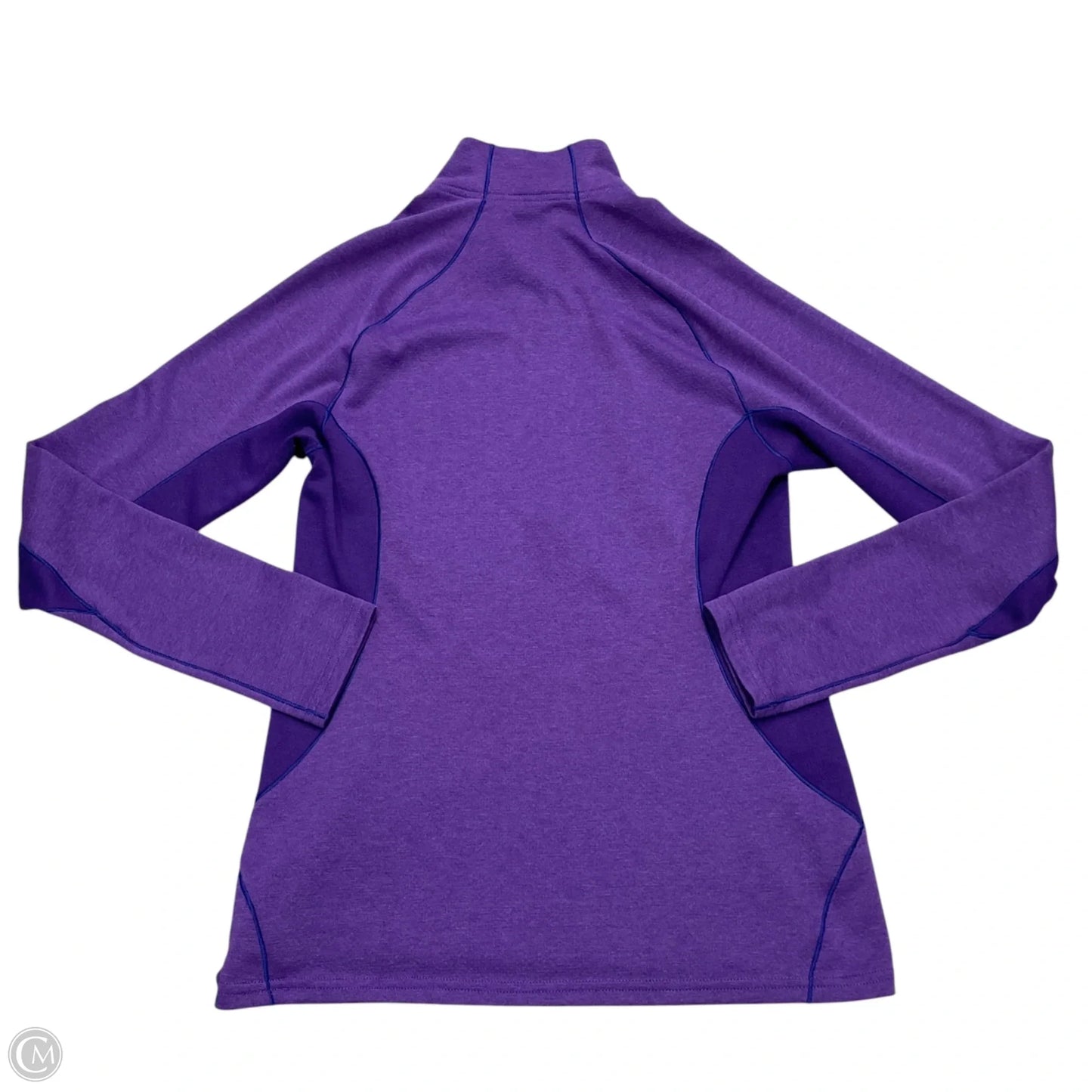 Athletic Top Long Sleeve Collar By Patagonia In Purple, Size: S