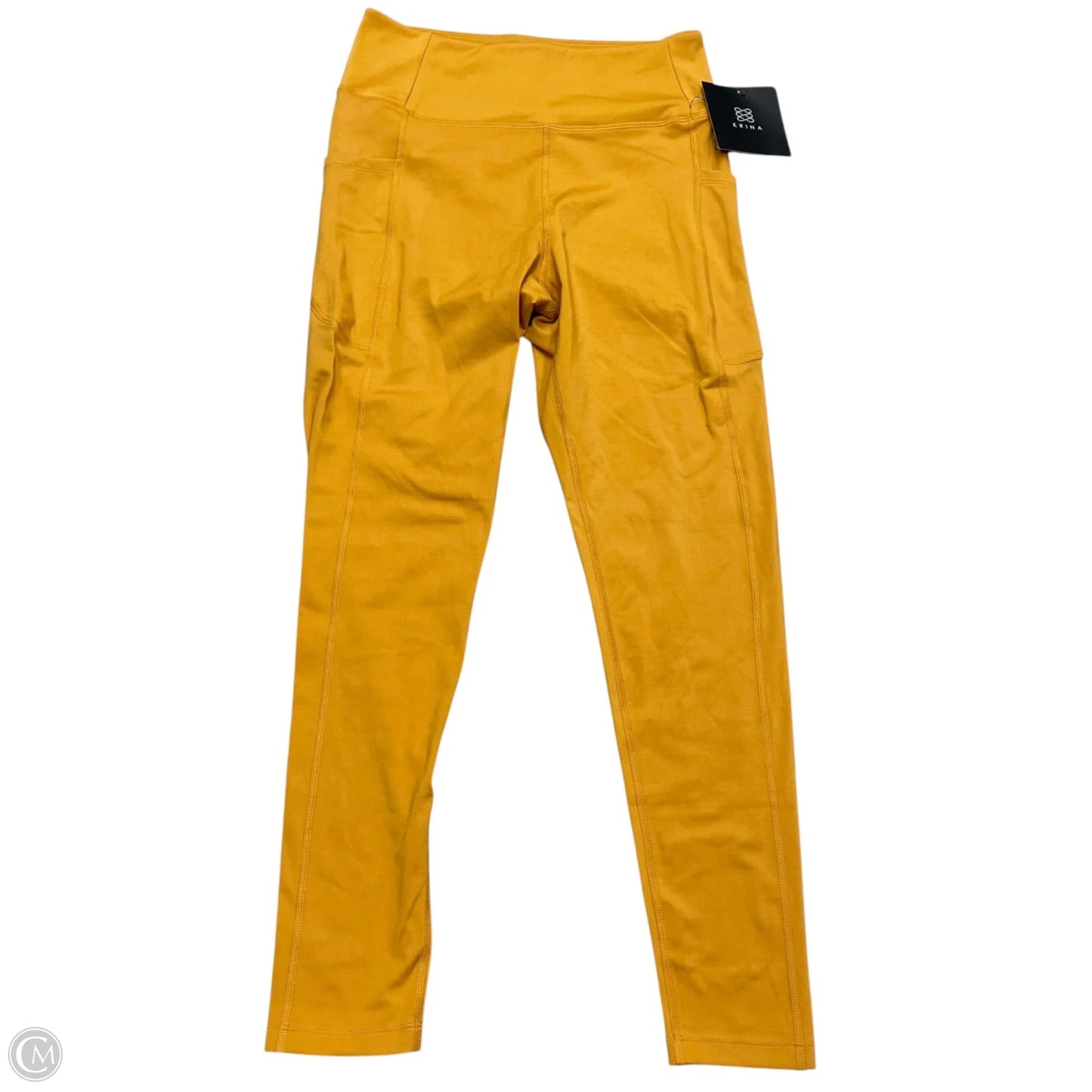 Athletic Leggings By Krina In Orange, Size: L