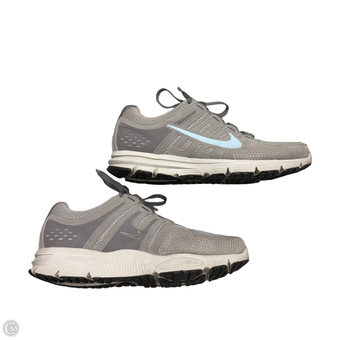 Shoes Athletic By Nike In Blue & Grey, Size: 8