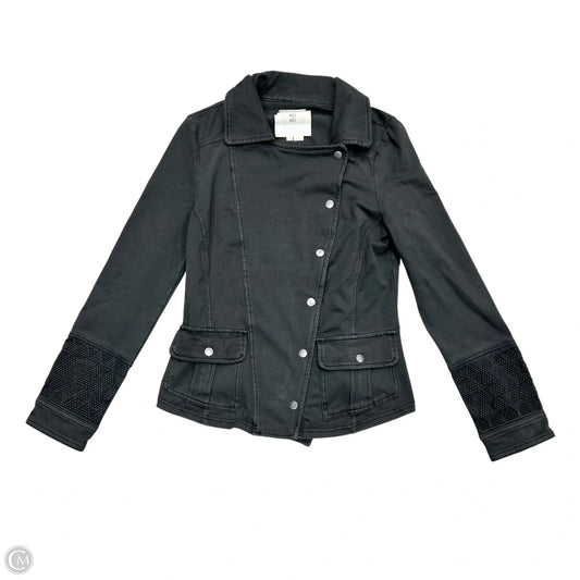 Jacket Moto By Anthropologie In Grey, Size: S