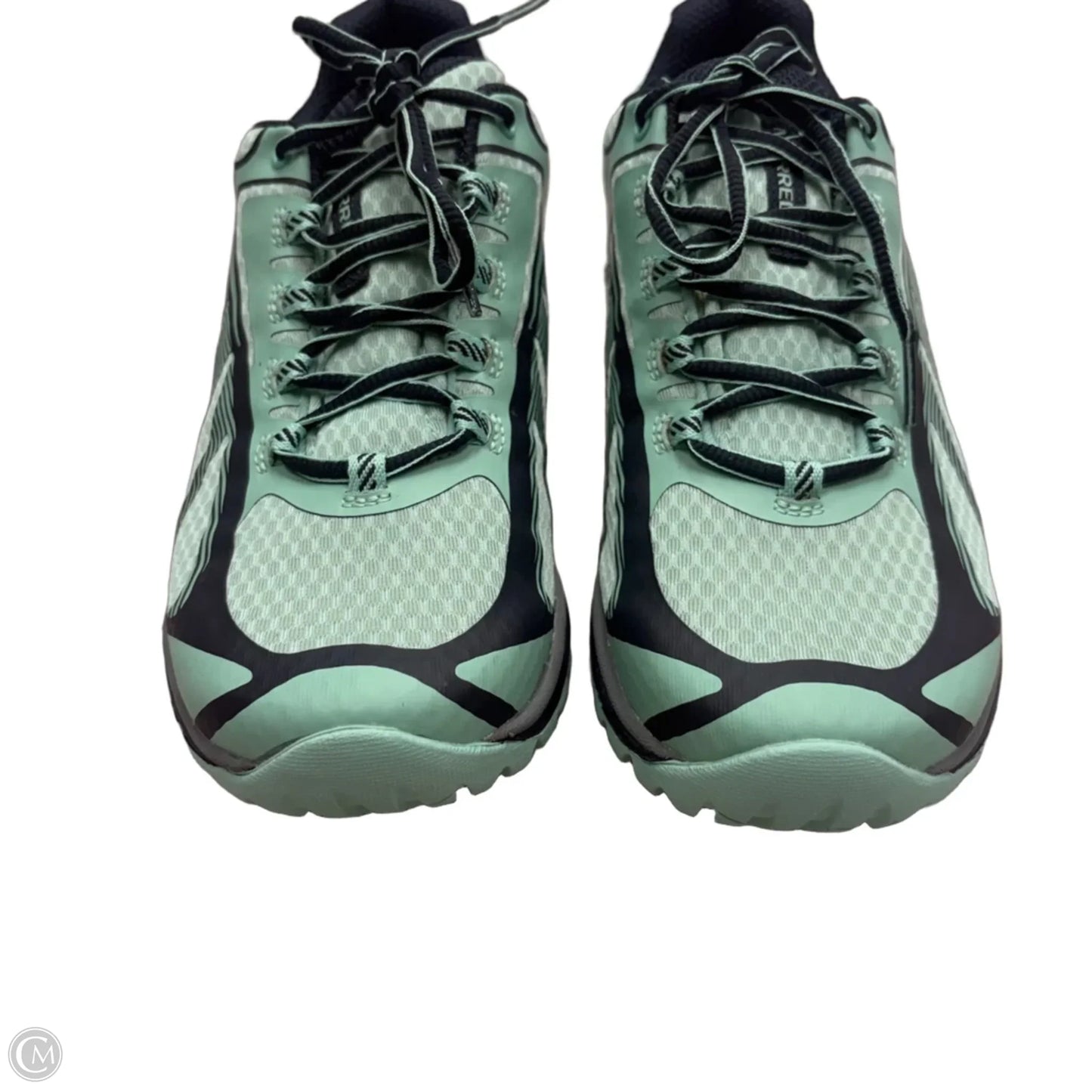Shoes Hiking By Merrell In Teal, Size: 9